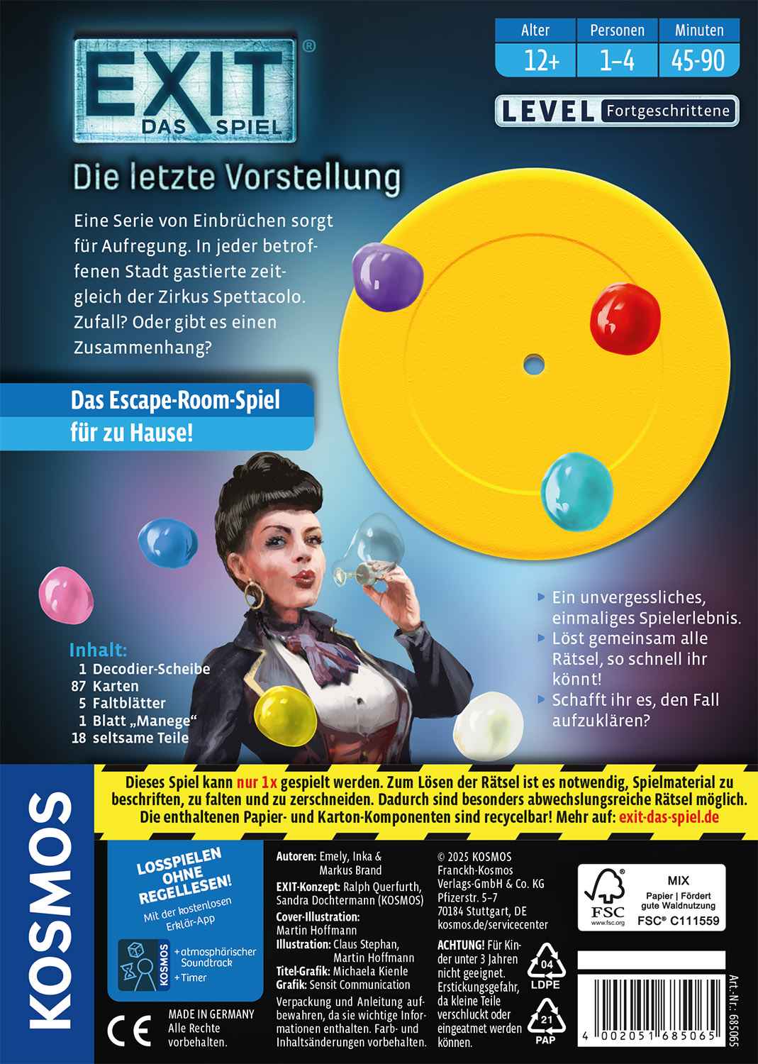EXIT – Das Spiel: Die letzte Vorstellung