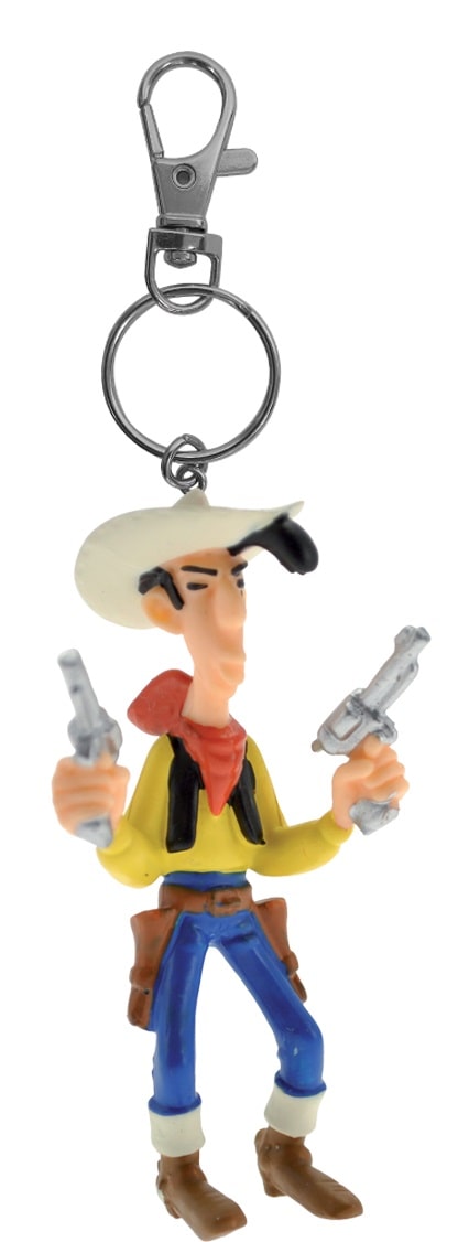 Lucky Luke mit 2 Pistolen - Schlüsselanhänger