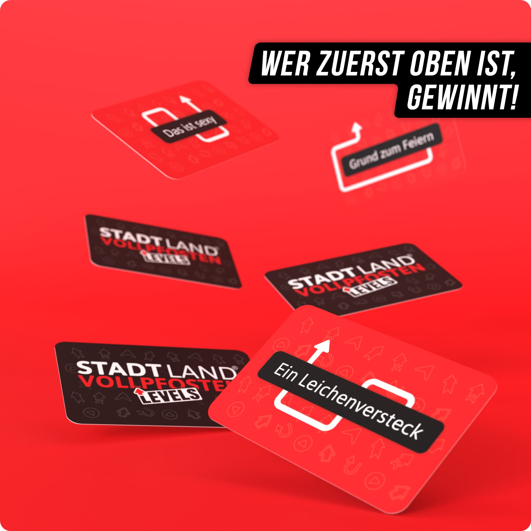 STADT LAND VOLLPFOSTEN – Levels – ROTLICHT EDITION - "Jetzt wird's dreckig