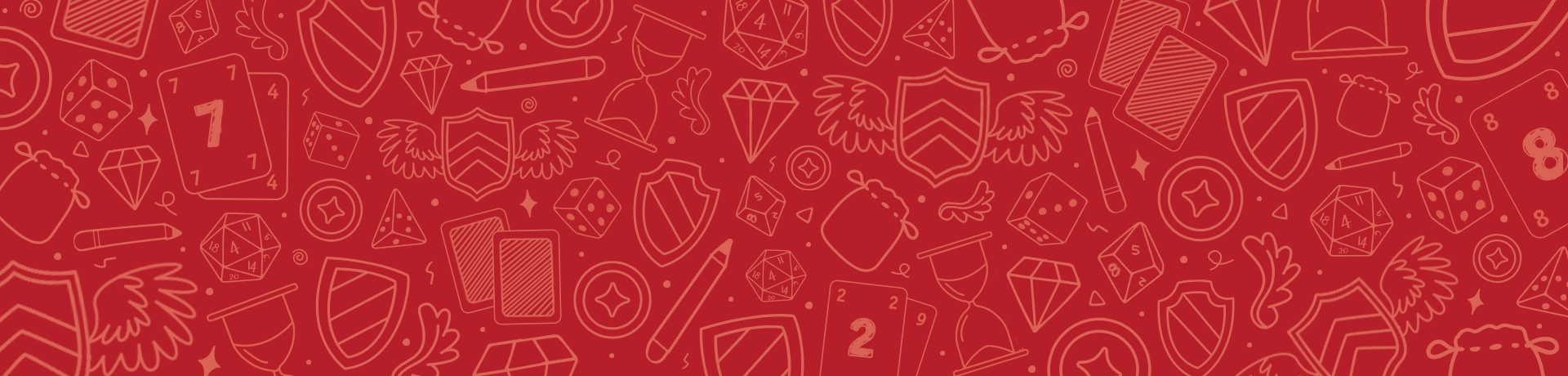 Pegasus Spiele Hintergrund mit spielerischen Icons zum Thema Spiele-Clubs