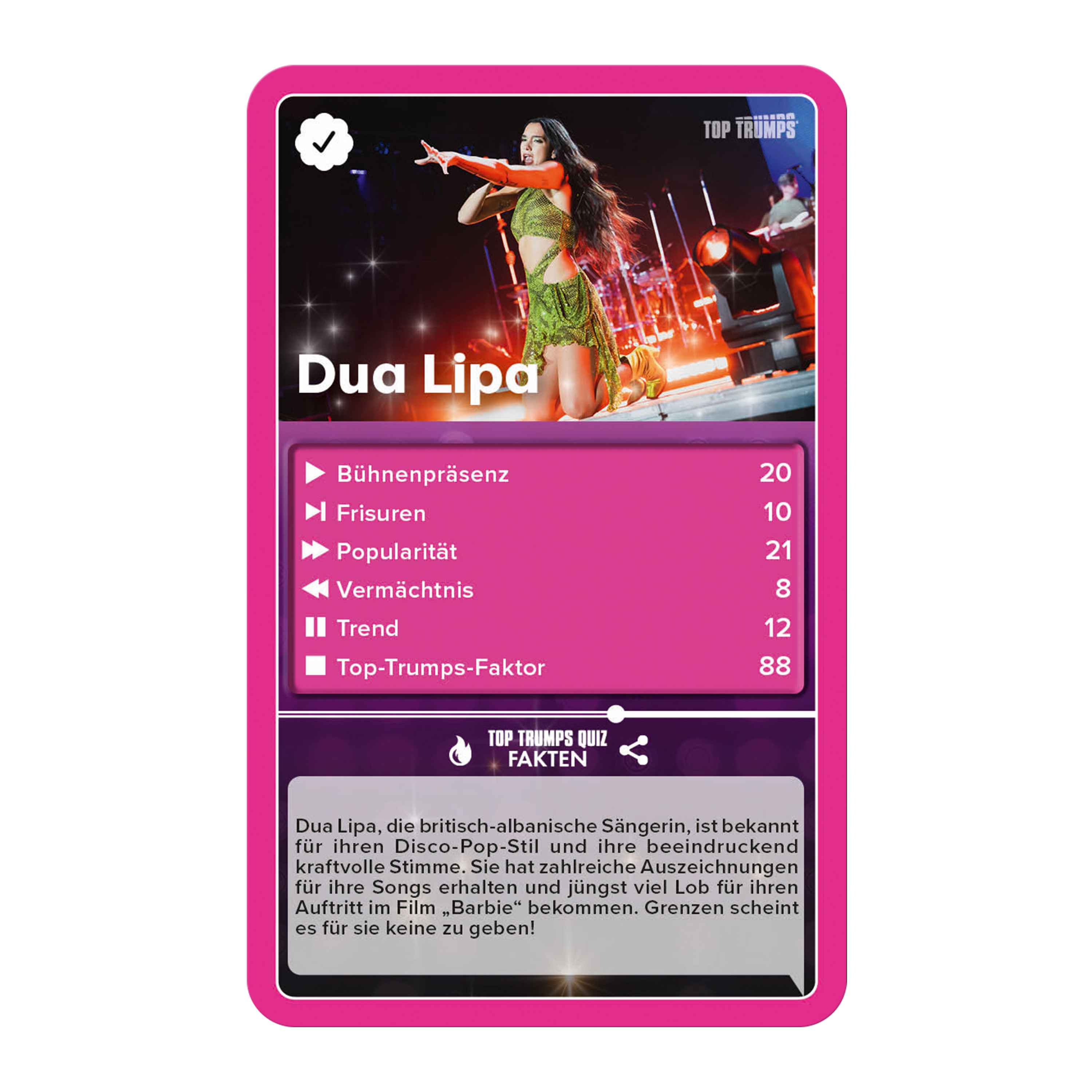 Top Trumps –  Popstars