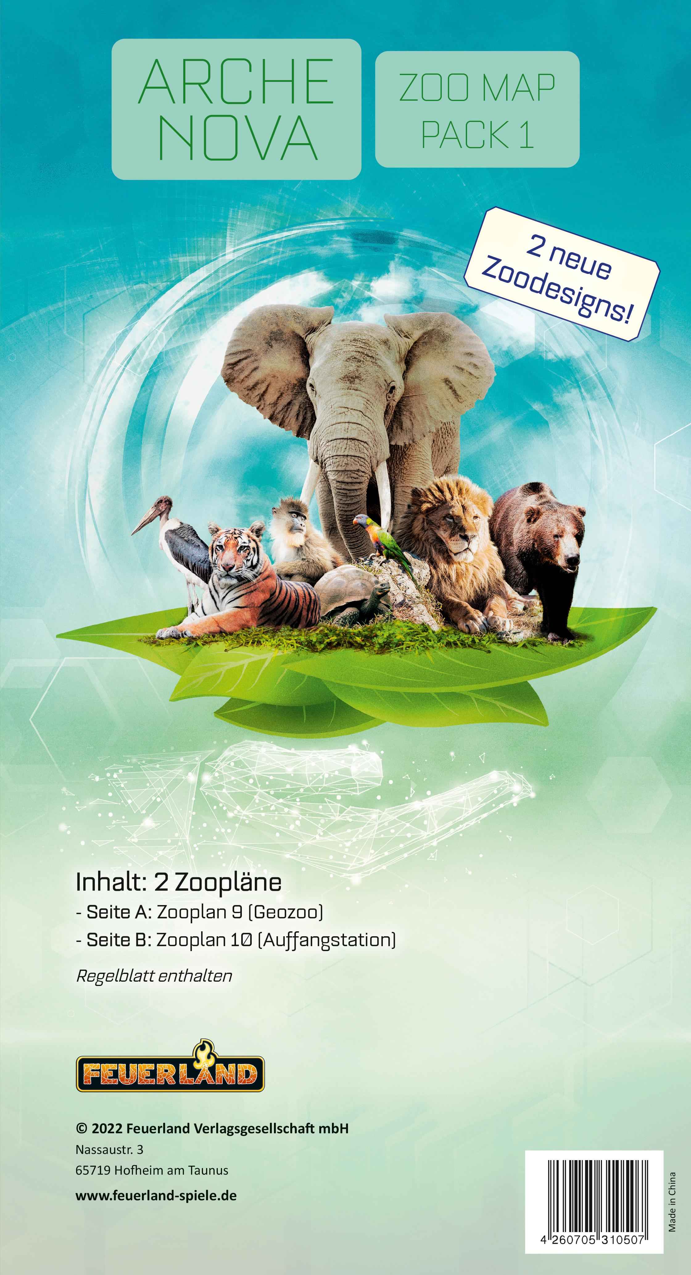 Arche Nova: Zoo Map Pack 1