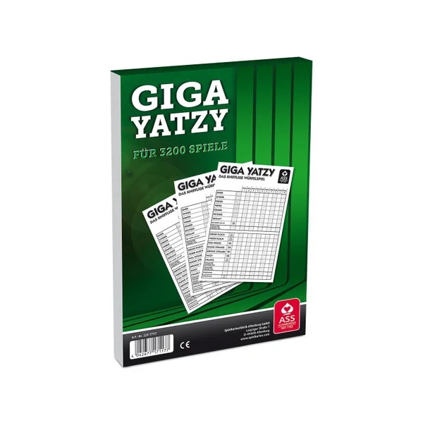 Giga Yatzy Block – Würfelspiel