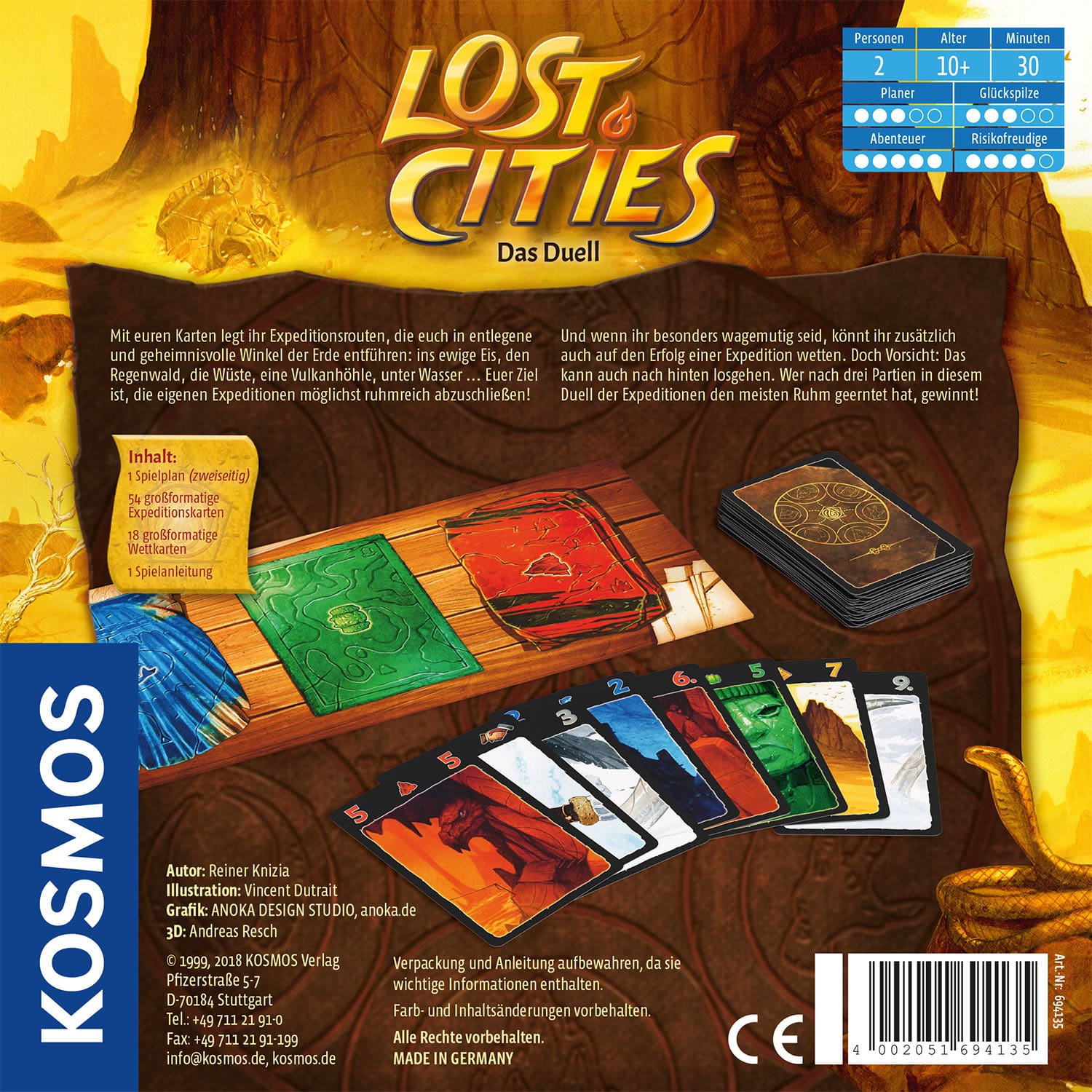 Lost Cities – Das Duell (Spiel für 2)