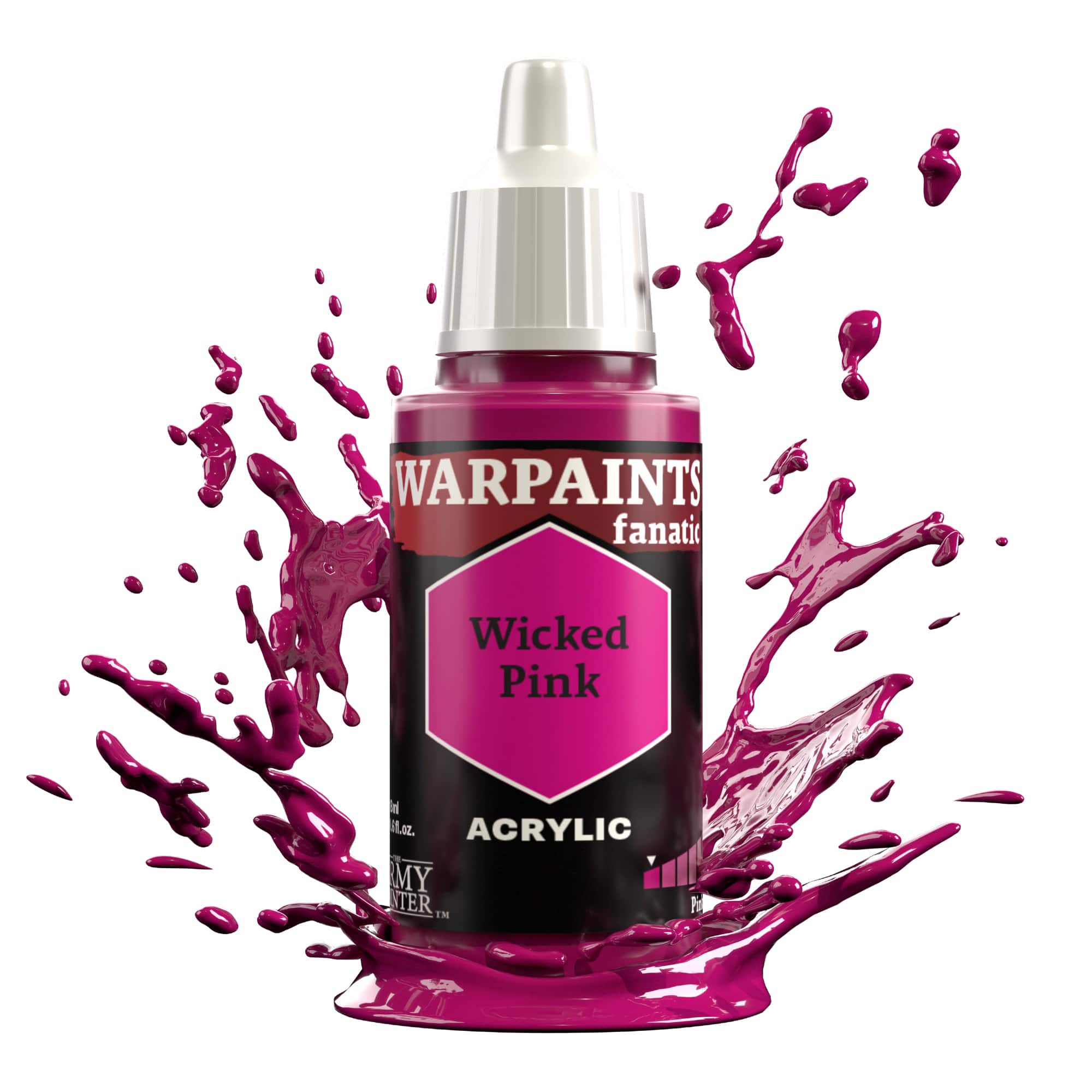 Army Painter Warpaints Fanatic: Wicked Pink (6)
