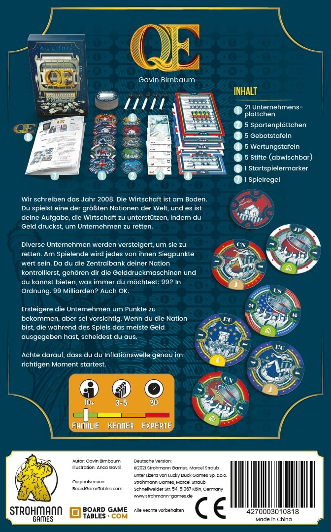Q.E. *Empfohlen Spiel des Jahres 2023*