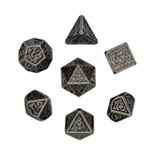 Würfelset Metall: Scale Silver (7)