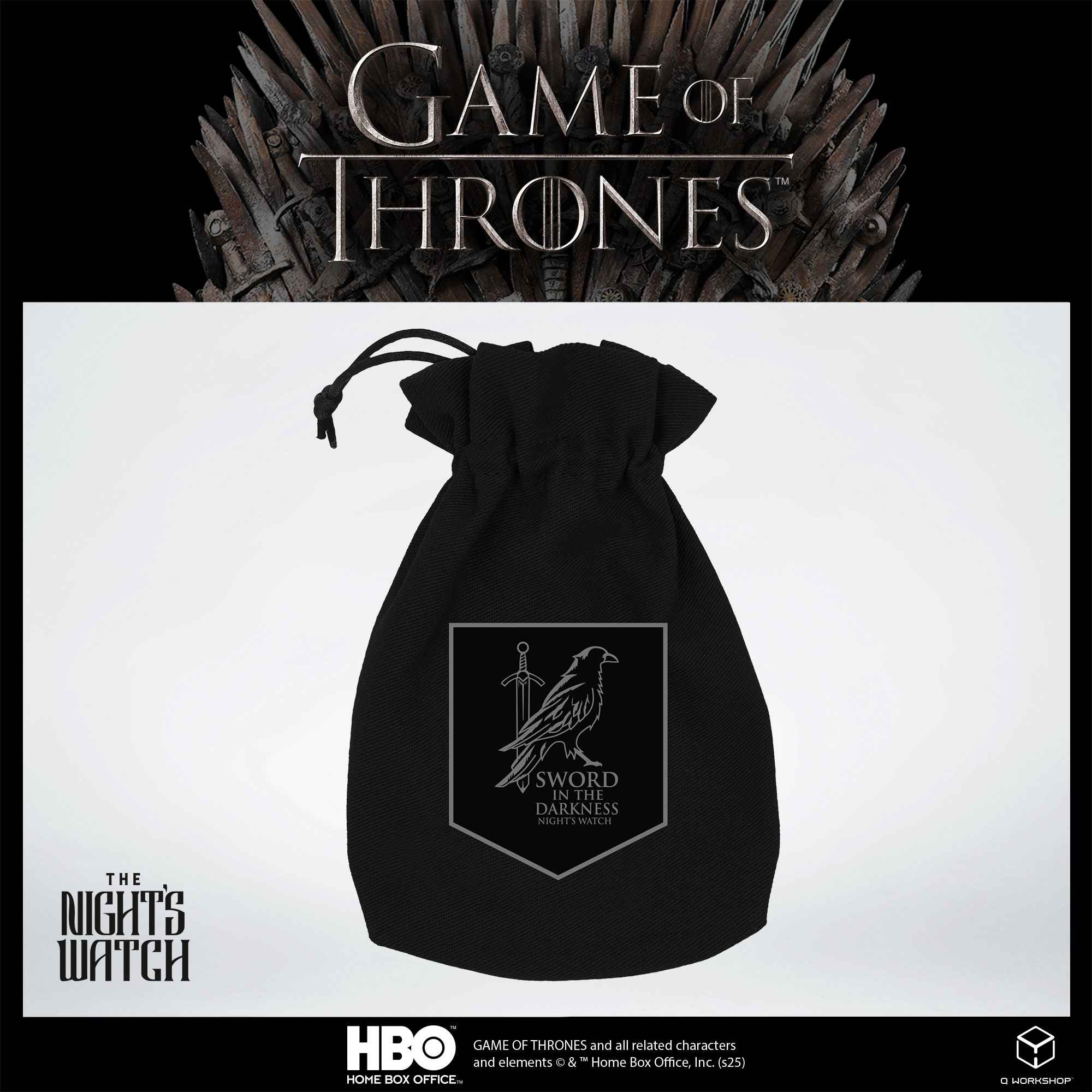Game of Thrones. Night's Watch Dice Pouch