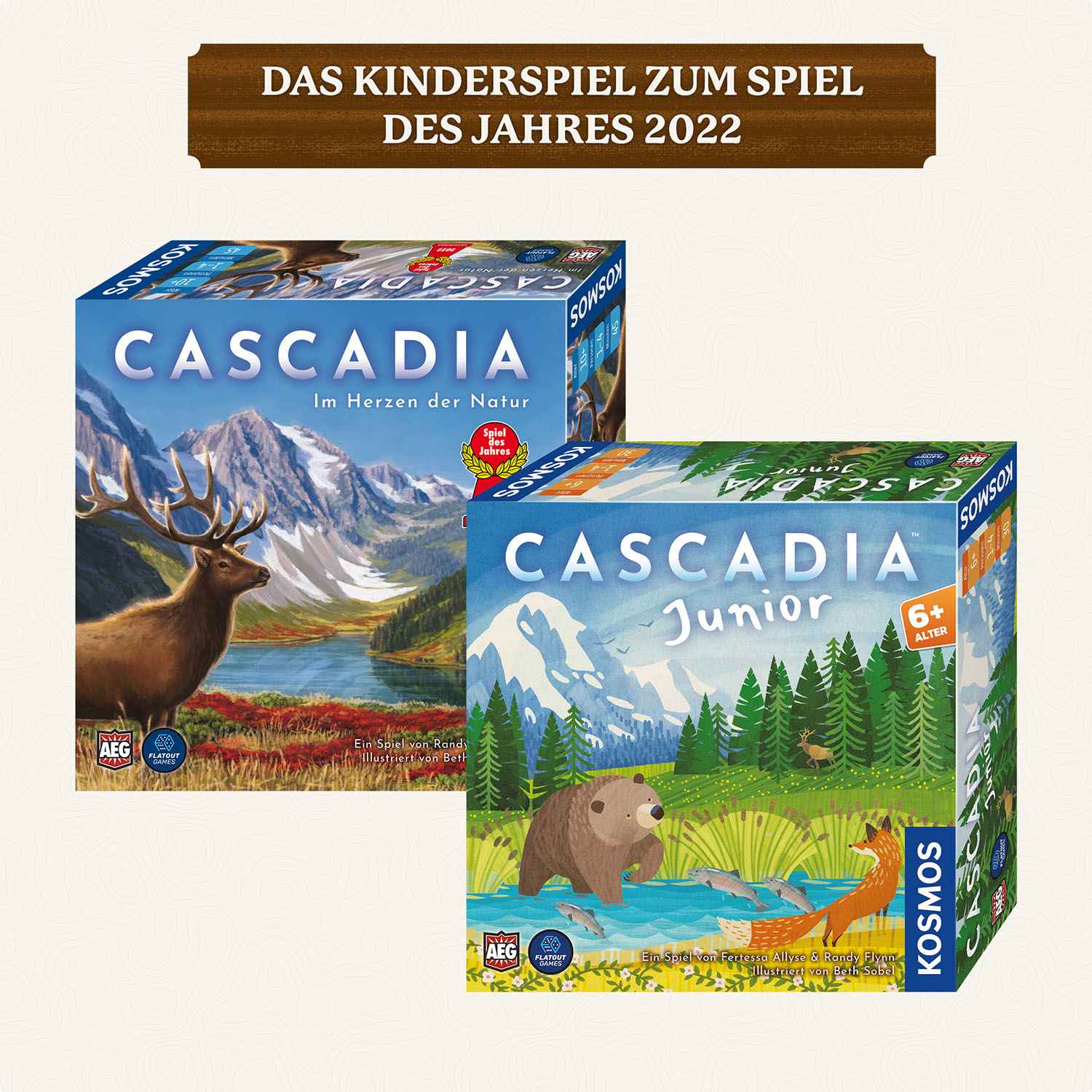 Cascadia – Junior *Nominiert Kinderspiel des Jahres 2025*