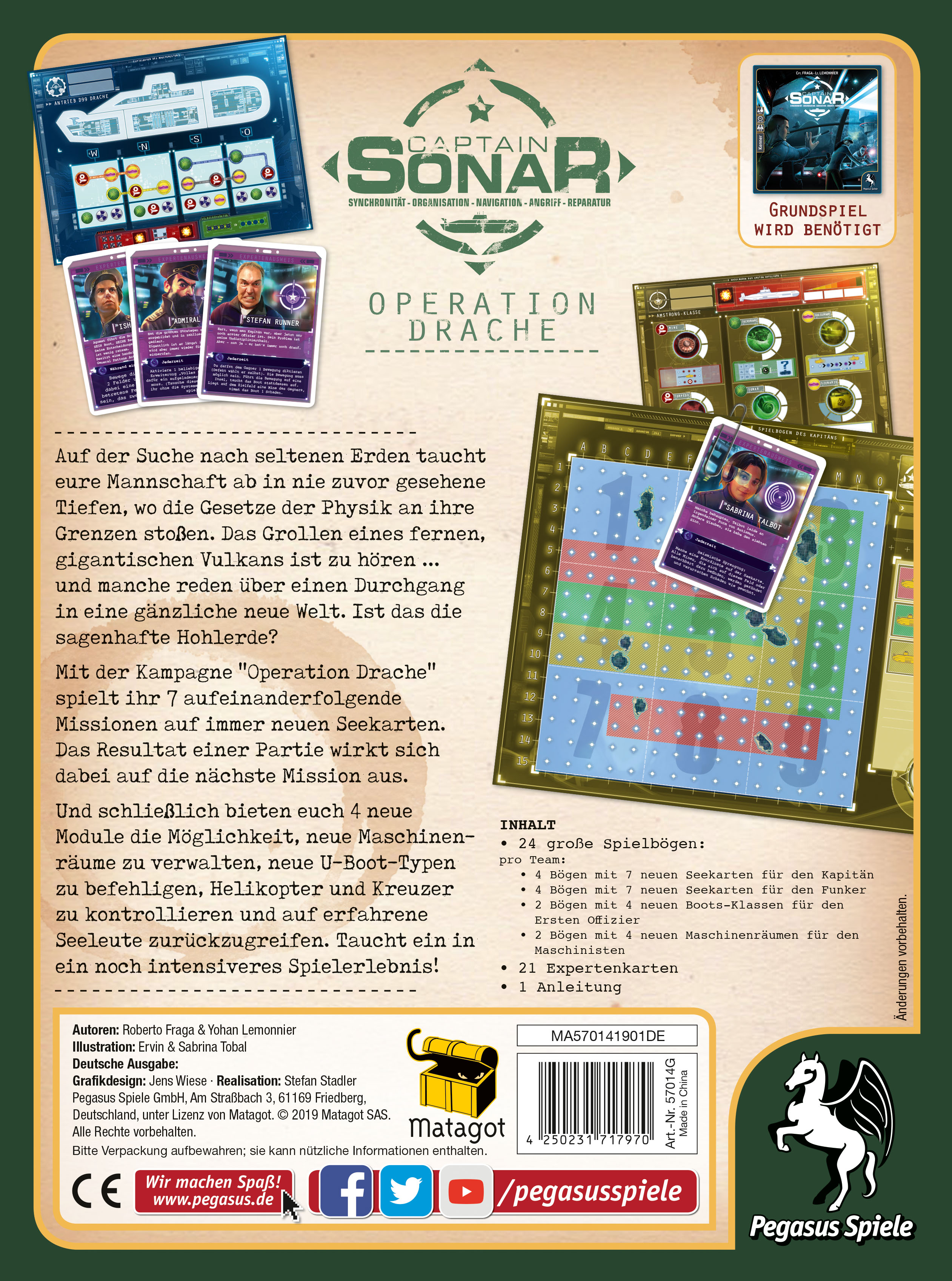 Captain Sonar: Operation Drache [2. Erweiterung]