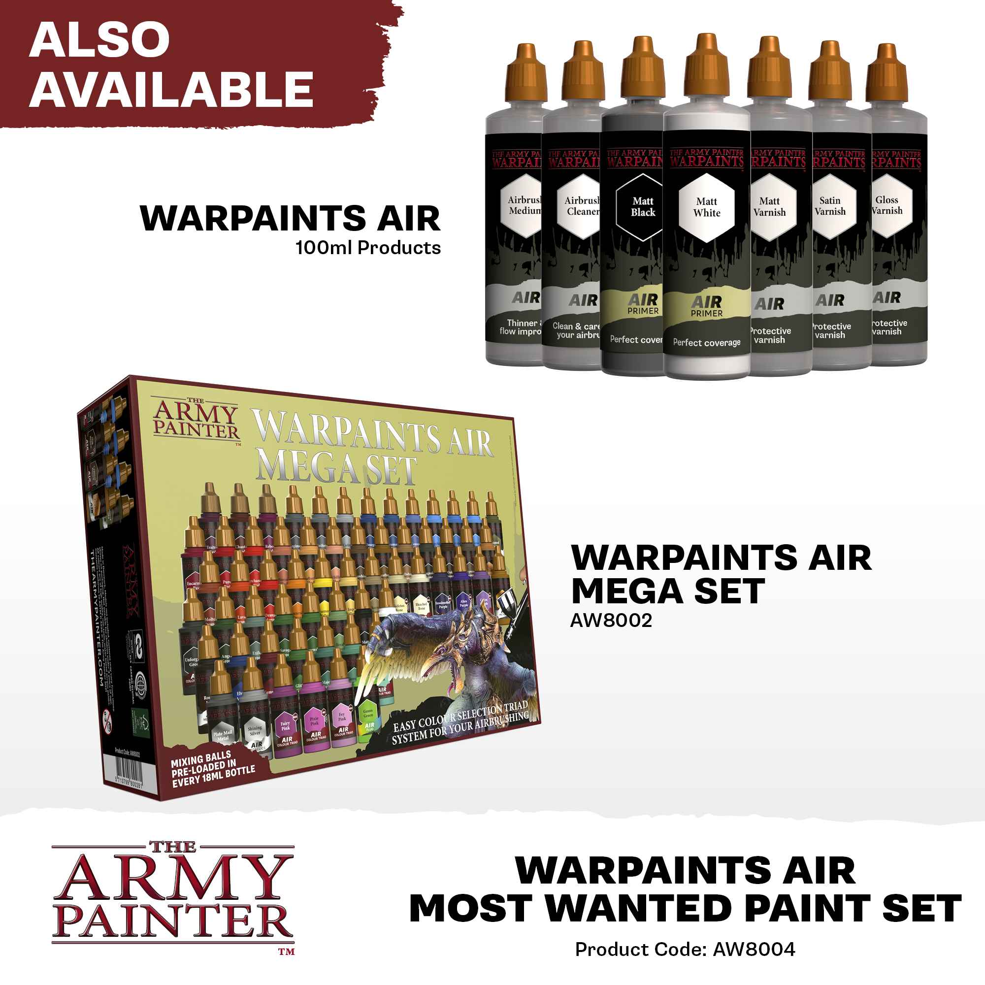 Army Painter – Warpaints Air Most Wanted
