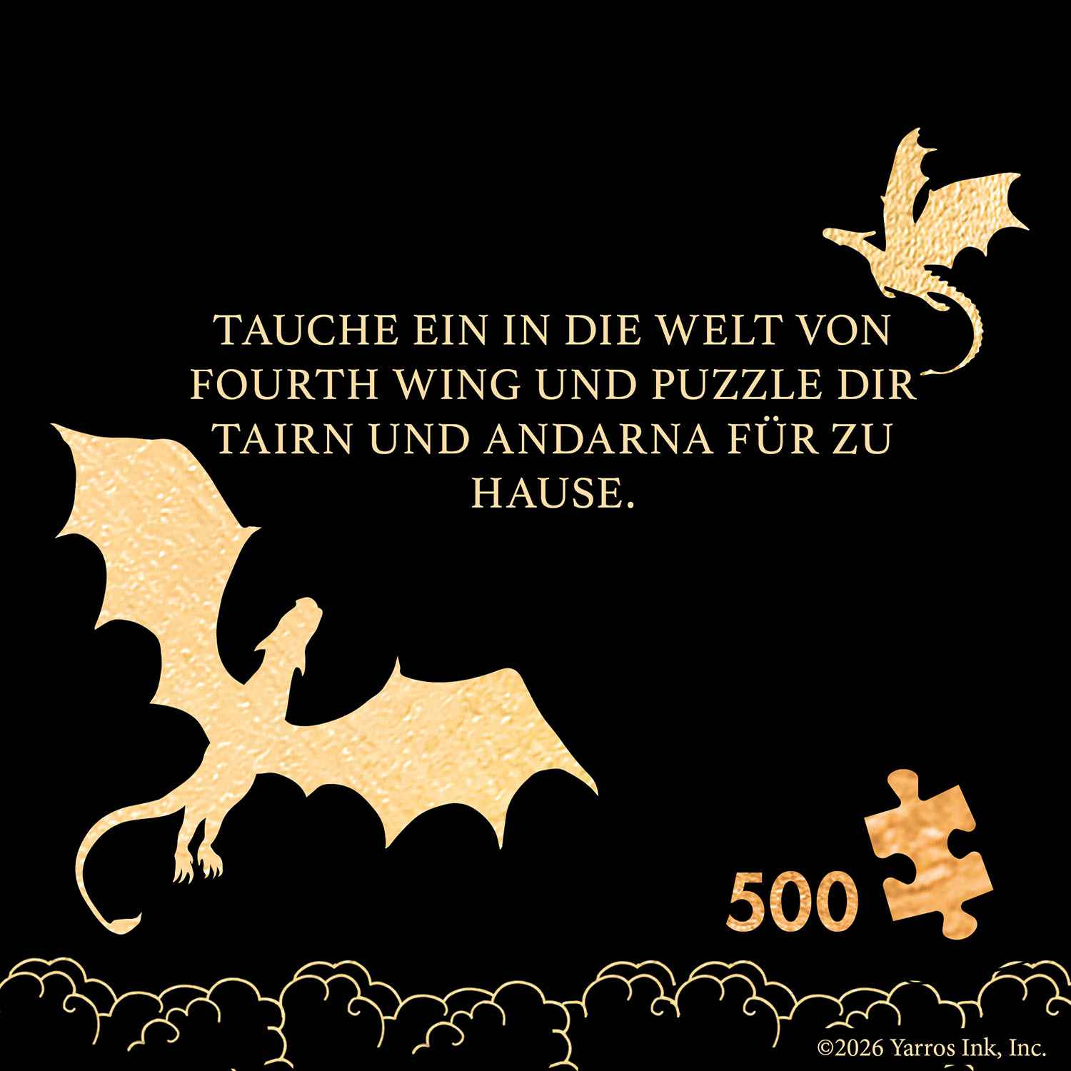 Puzzle: Fourth Wing – Dragons (500 Teile)