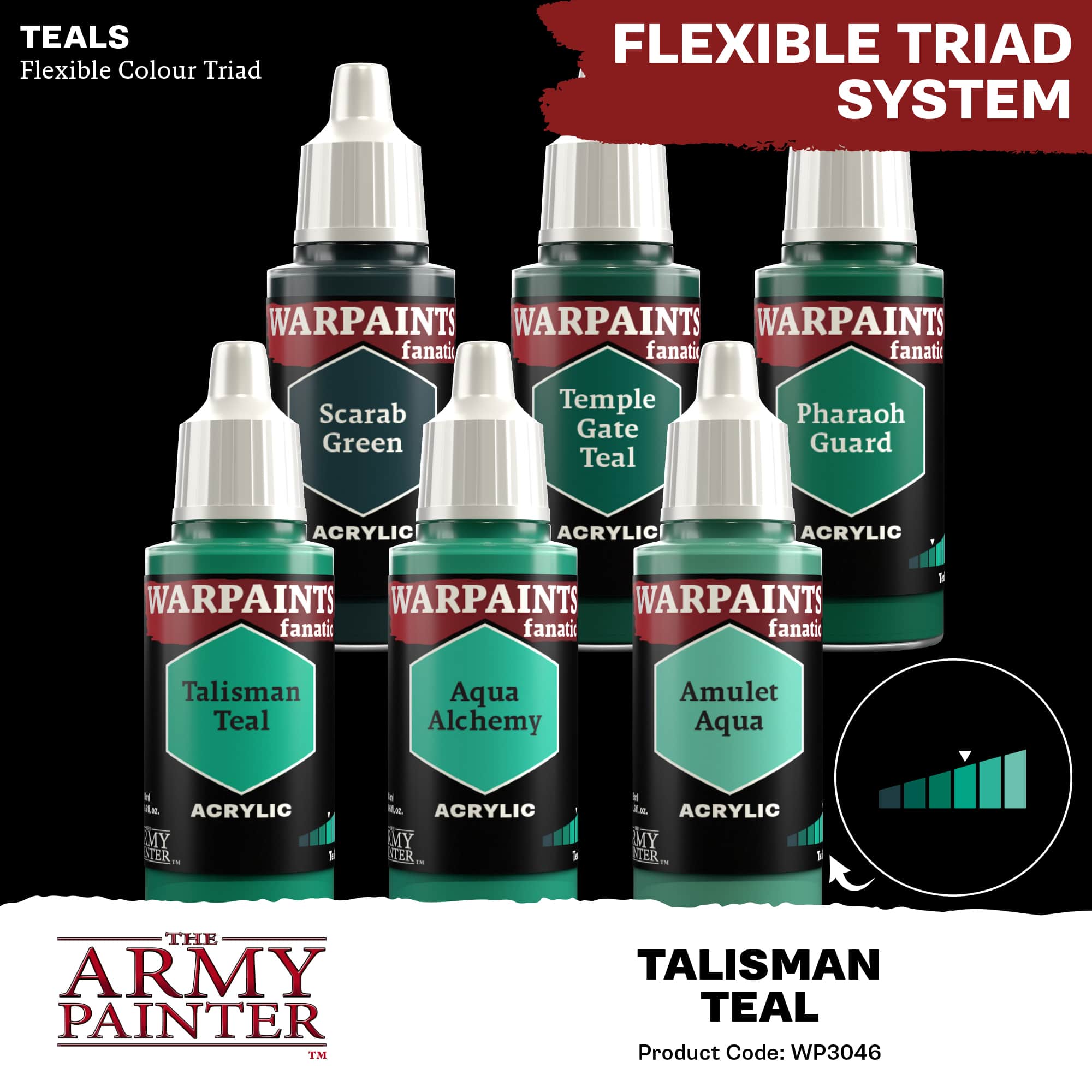 Army Painter Warpaints Fanatic: Talisman Teal (6)