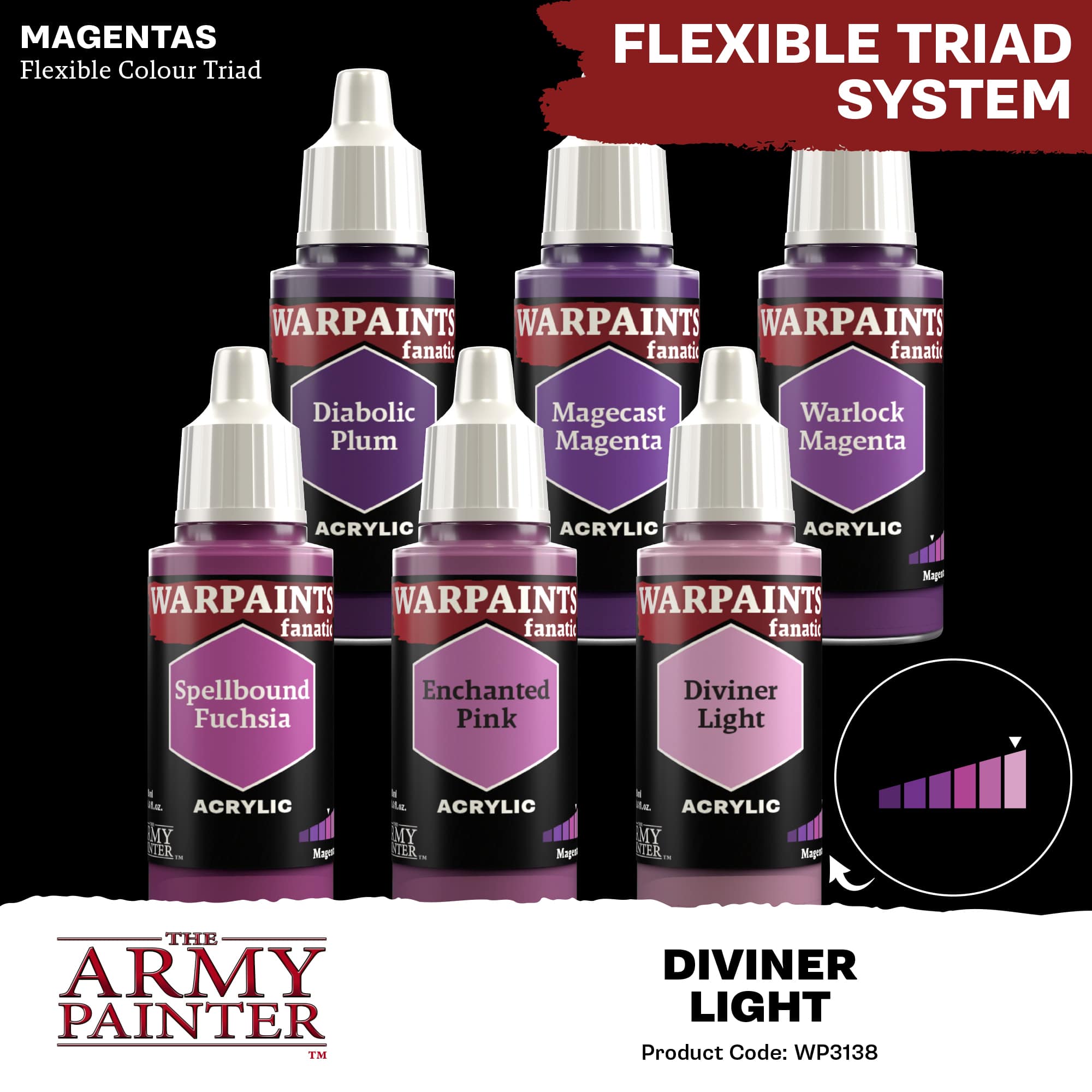 Army Painter Warpaints Fanatic: Diviner Light (6)
