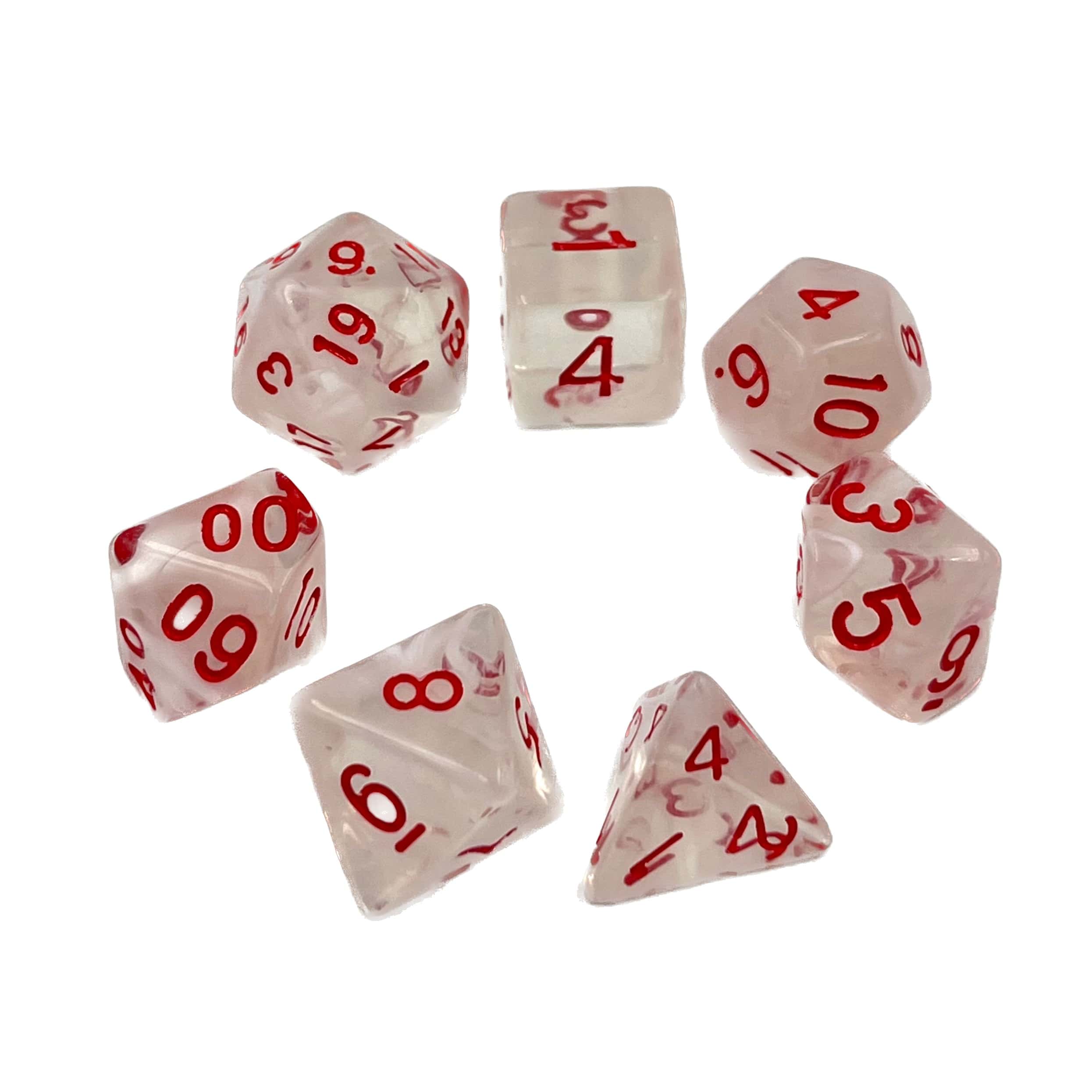 Würfelset Frosted: Red Princess (7)
