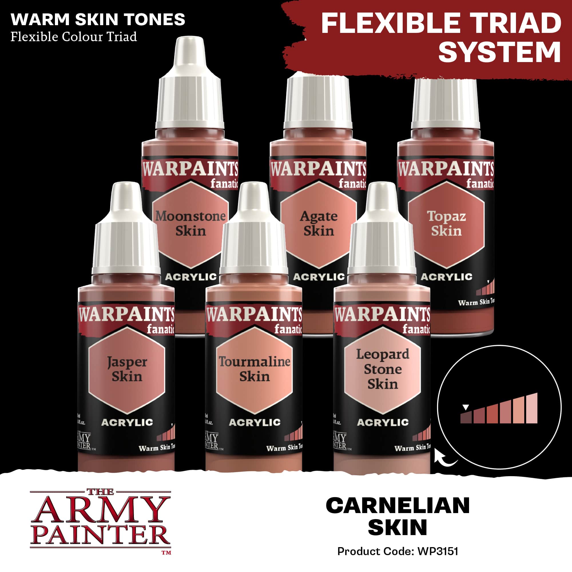 Army Painter Warpaints Fanatic: Carnelian Skin (6)