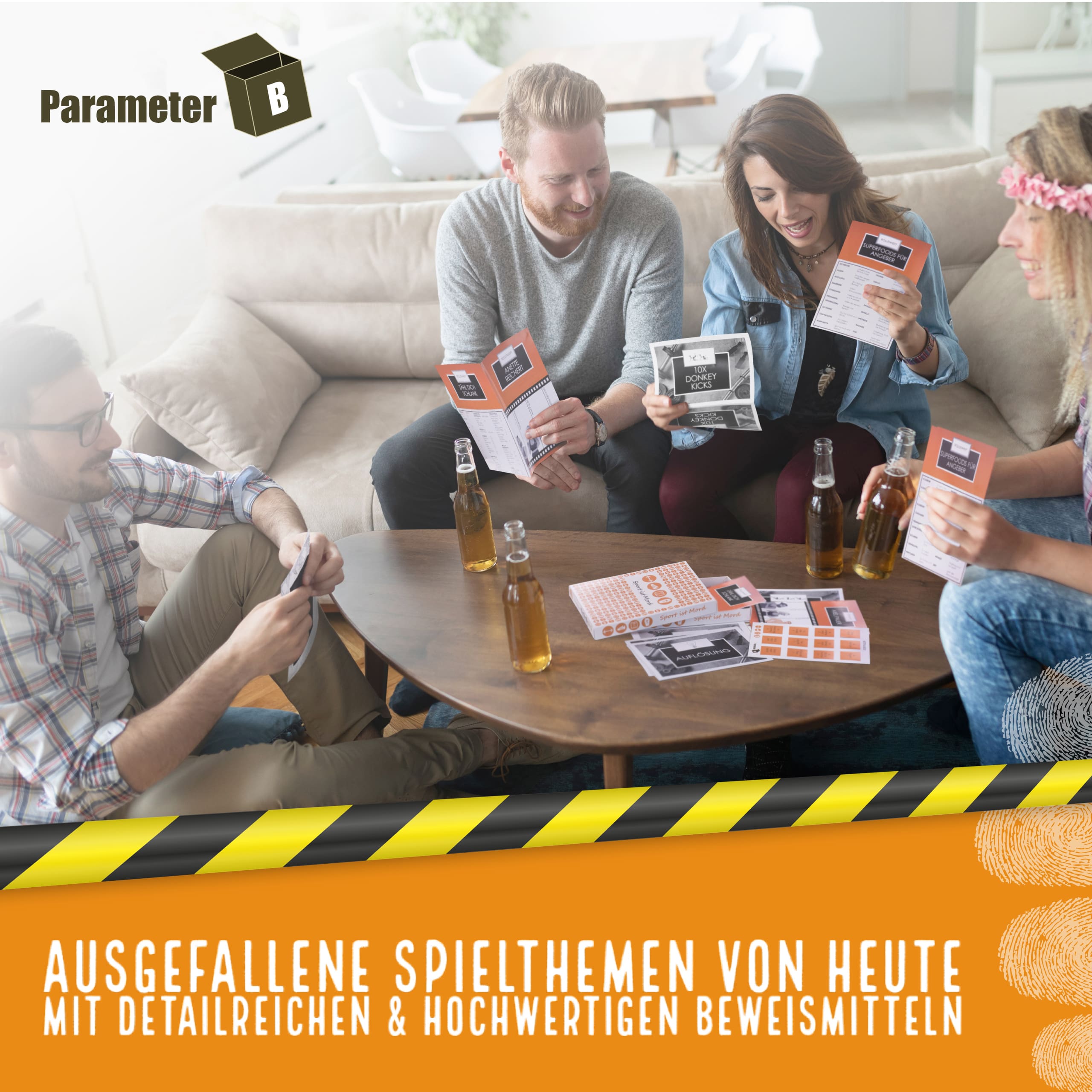 Sport ist Mord – Krimi-Dinner Spiel für 4 Personen