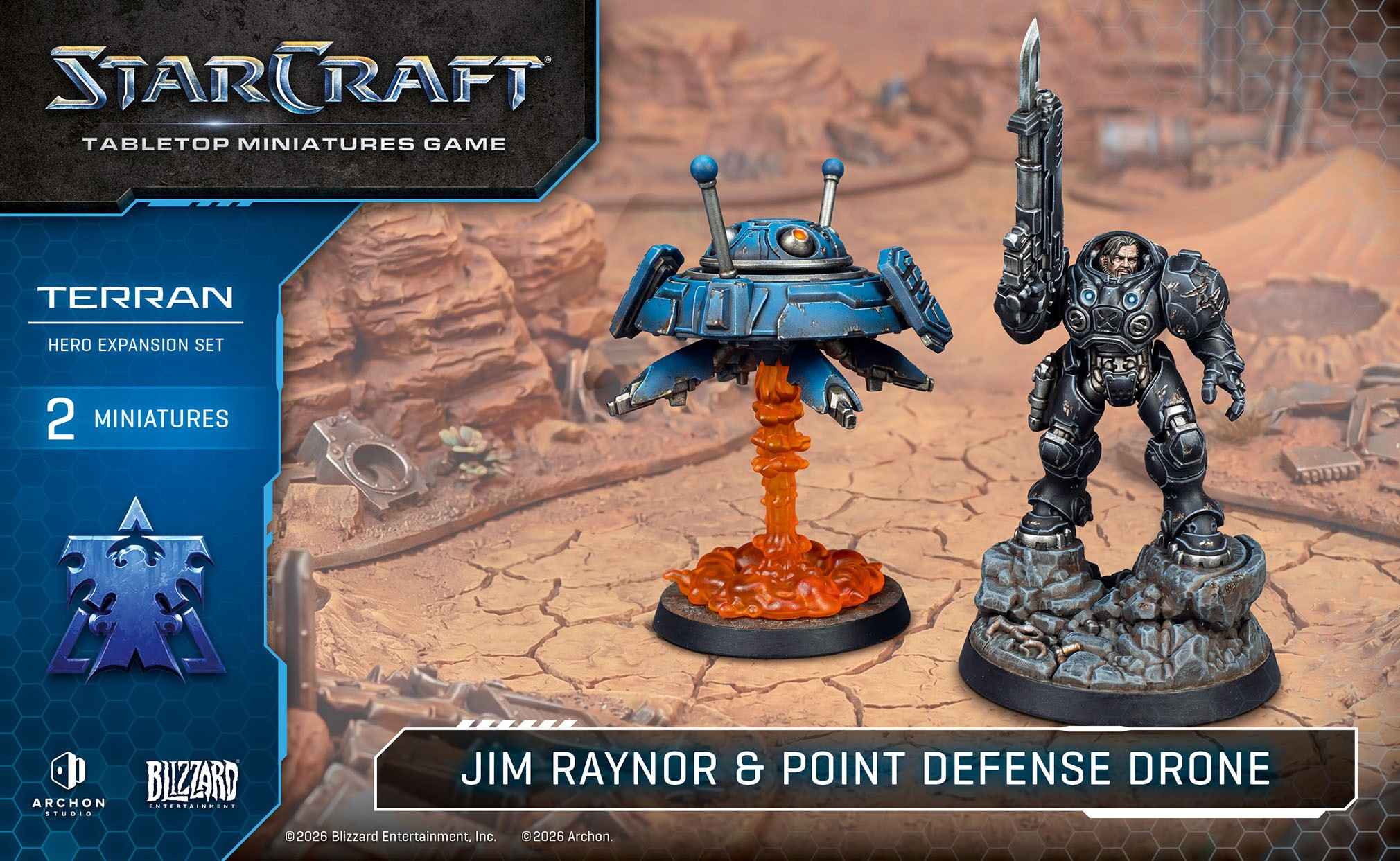 Starcraft : Jim Raynor (Raynor'S Raiders) - Terran - [Hero  Expansion Set]