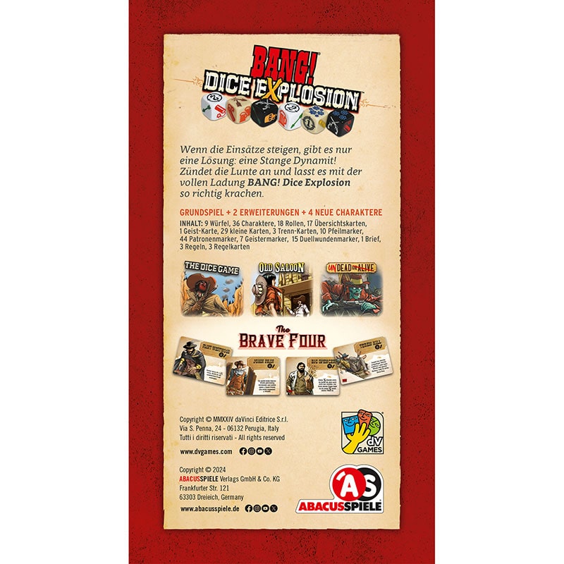 Bang!:The Dice Game Dice Explosion