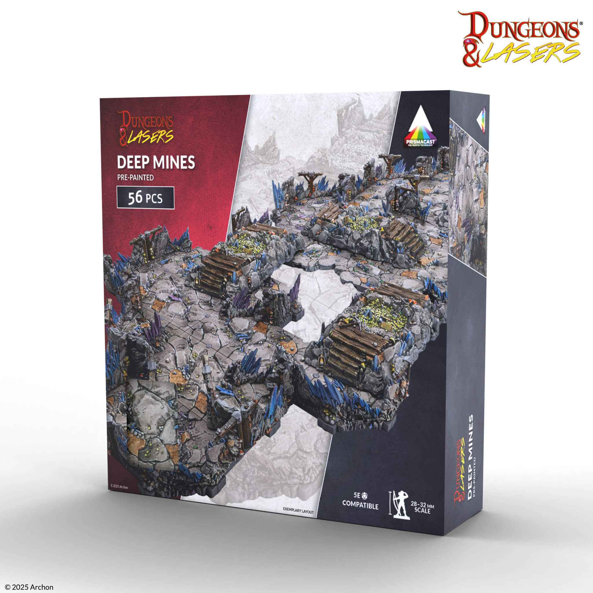 Dungeon&Lasers:Deep Mines: Pre-Painted