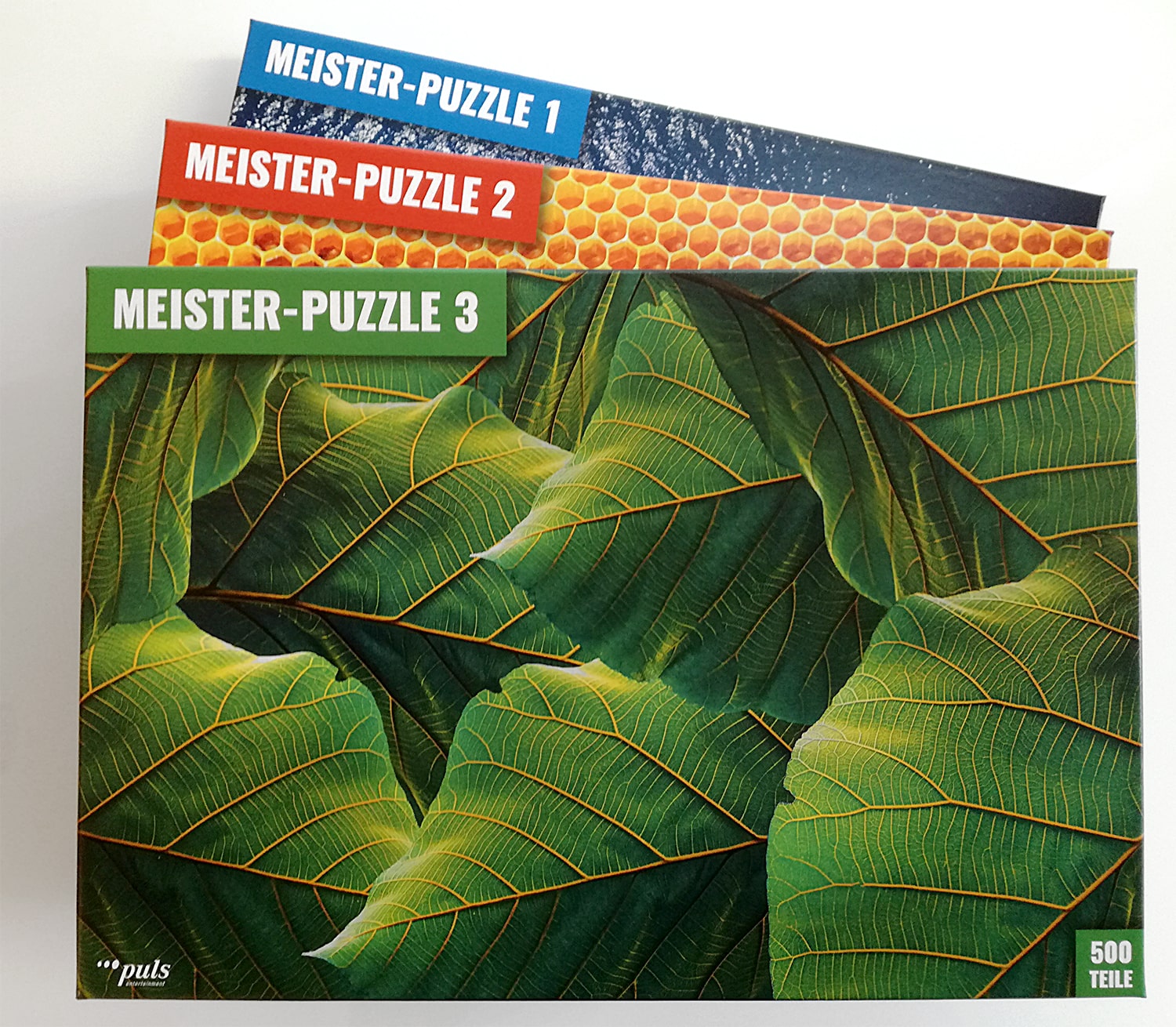 MEISTER-PUZZLE 3 – Blätter (500 Teile)