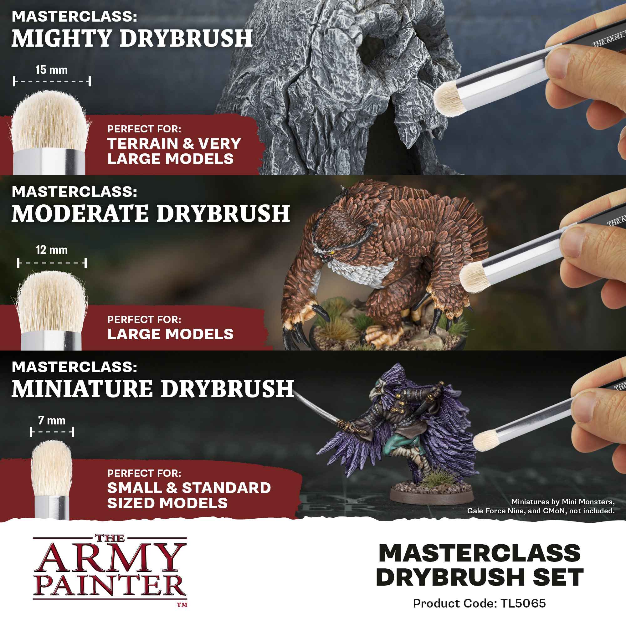 Army Painter Masterclass Drybrush Set *new*