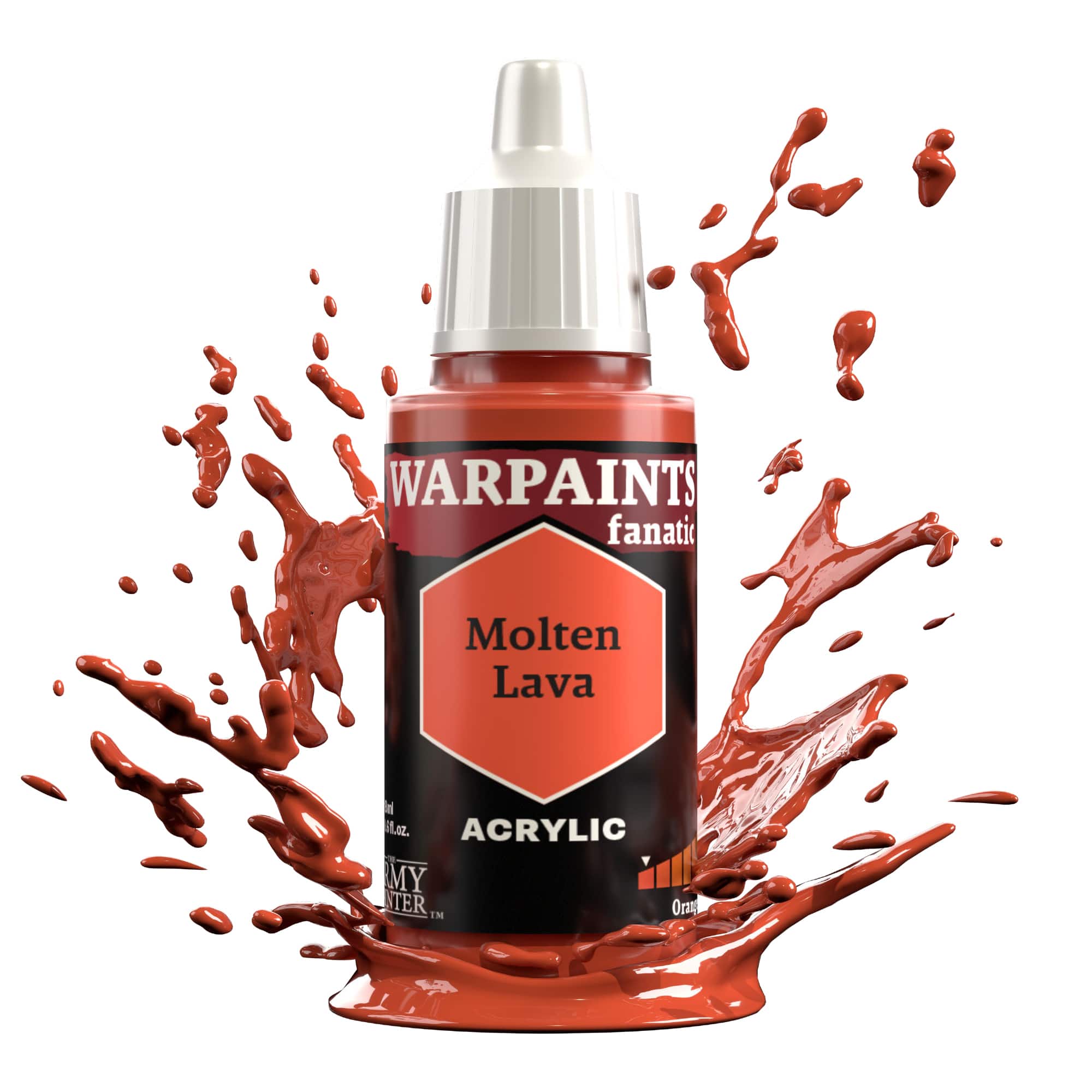 Army Painter Warpaints Fanatic: Molten Lava (6)