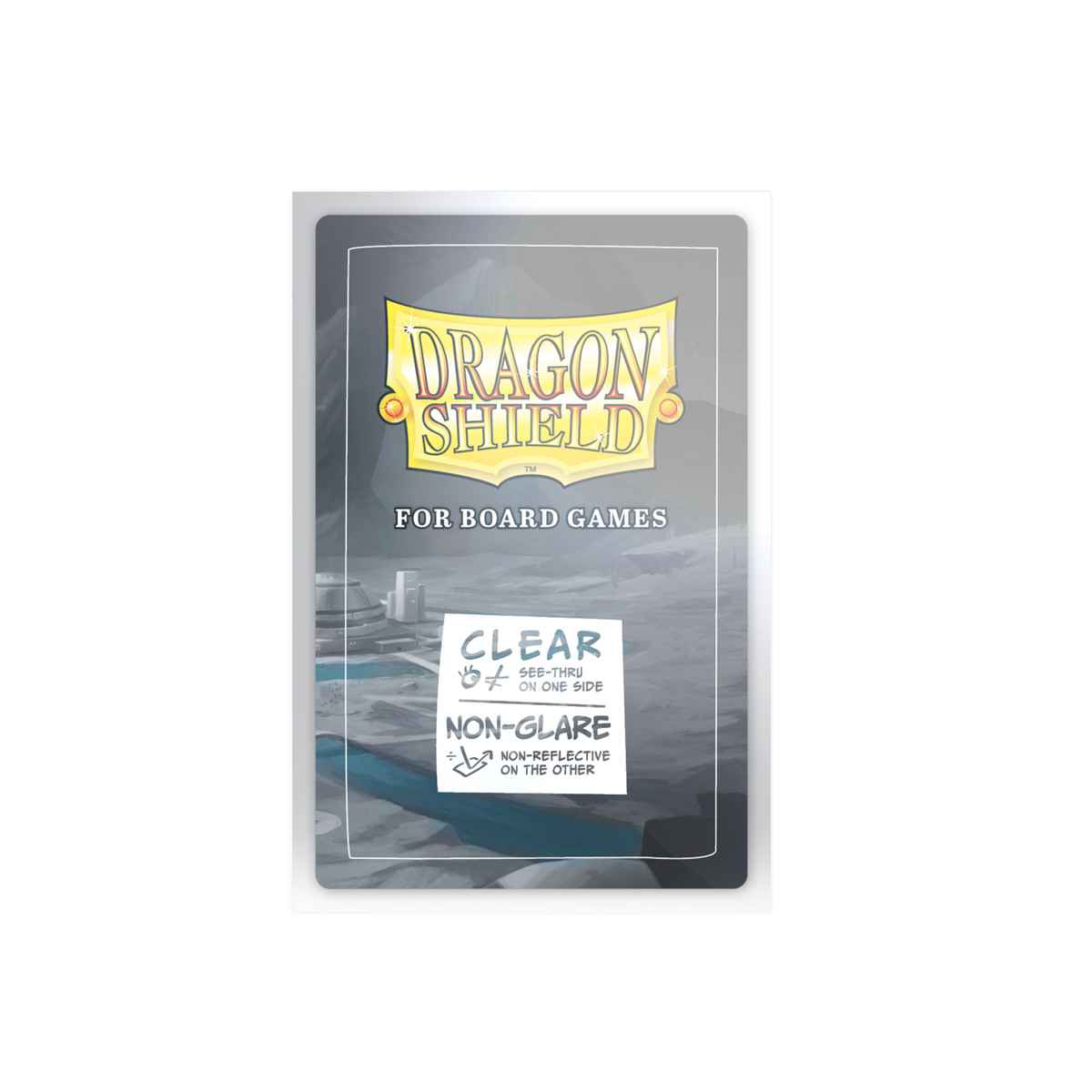 Dragon Shield: Board Game Sleeves Clear/NonGlare – European Standard (100)