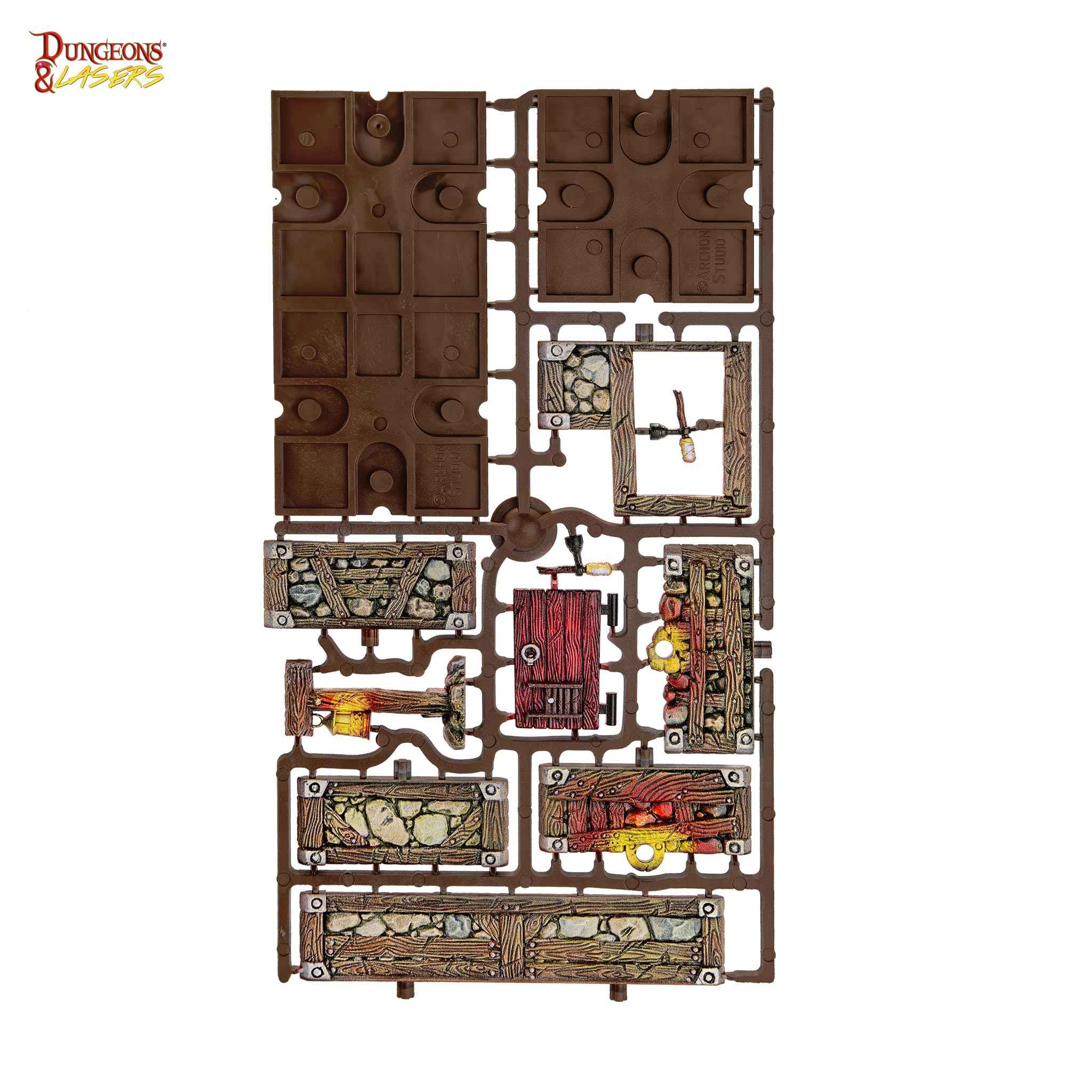 Dungeon&Lasers: Dwarven Mine: Pre-Painted