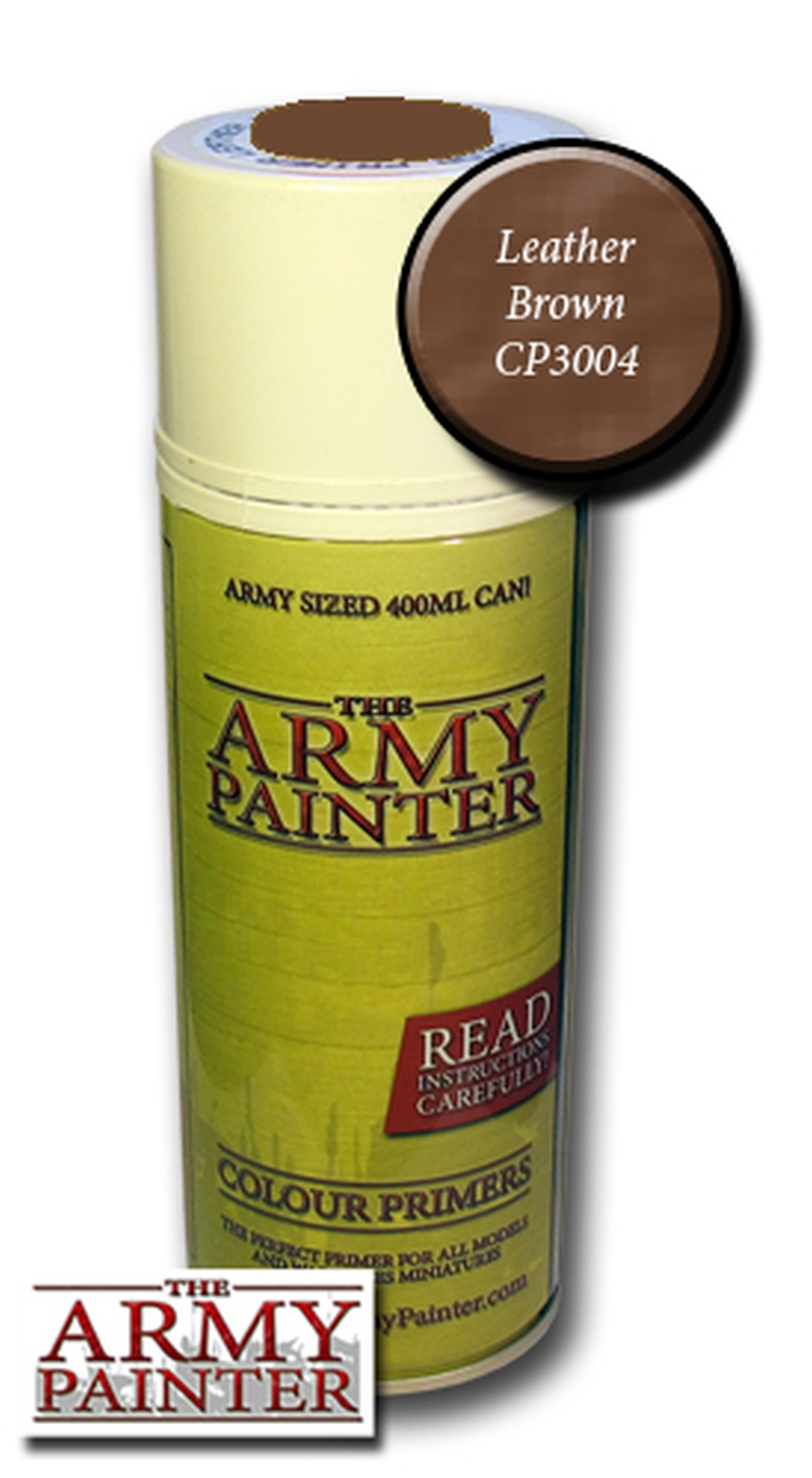Army Painter  Primer: Leather Brown Spray (400ml)