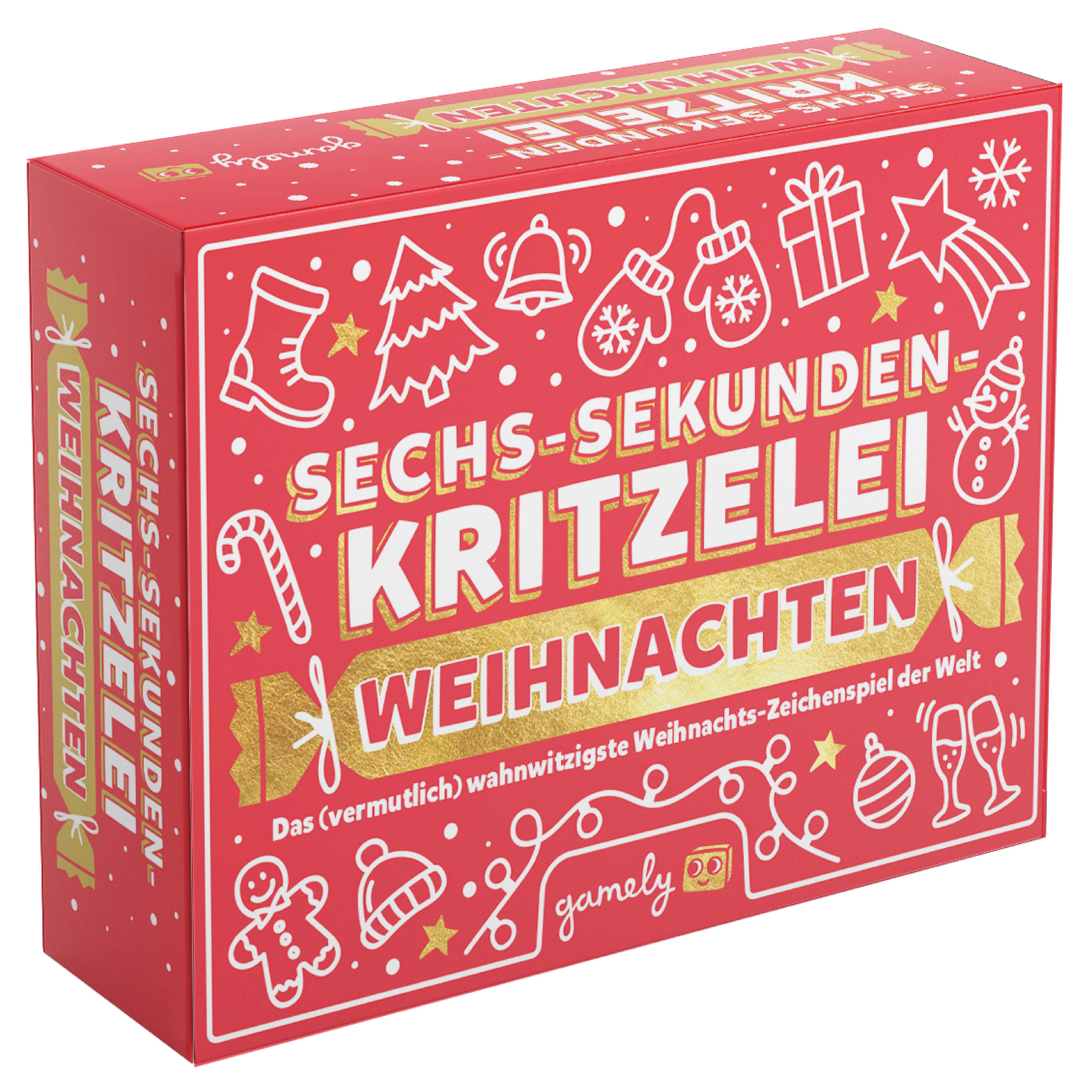 Sechs-Sekunden-Kritzelei Weihnachten