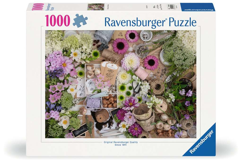 Puzzle: Prachtvolle Blumenliebe (1000 Teile)