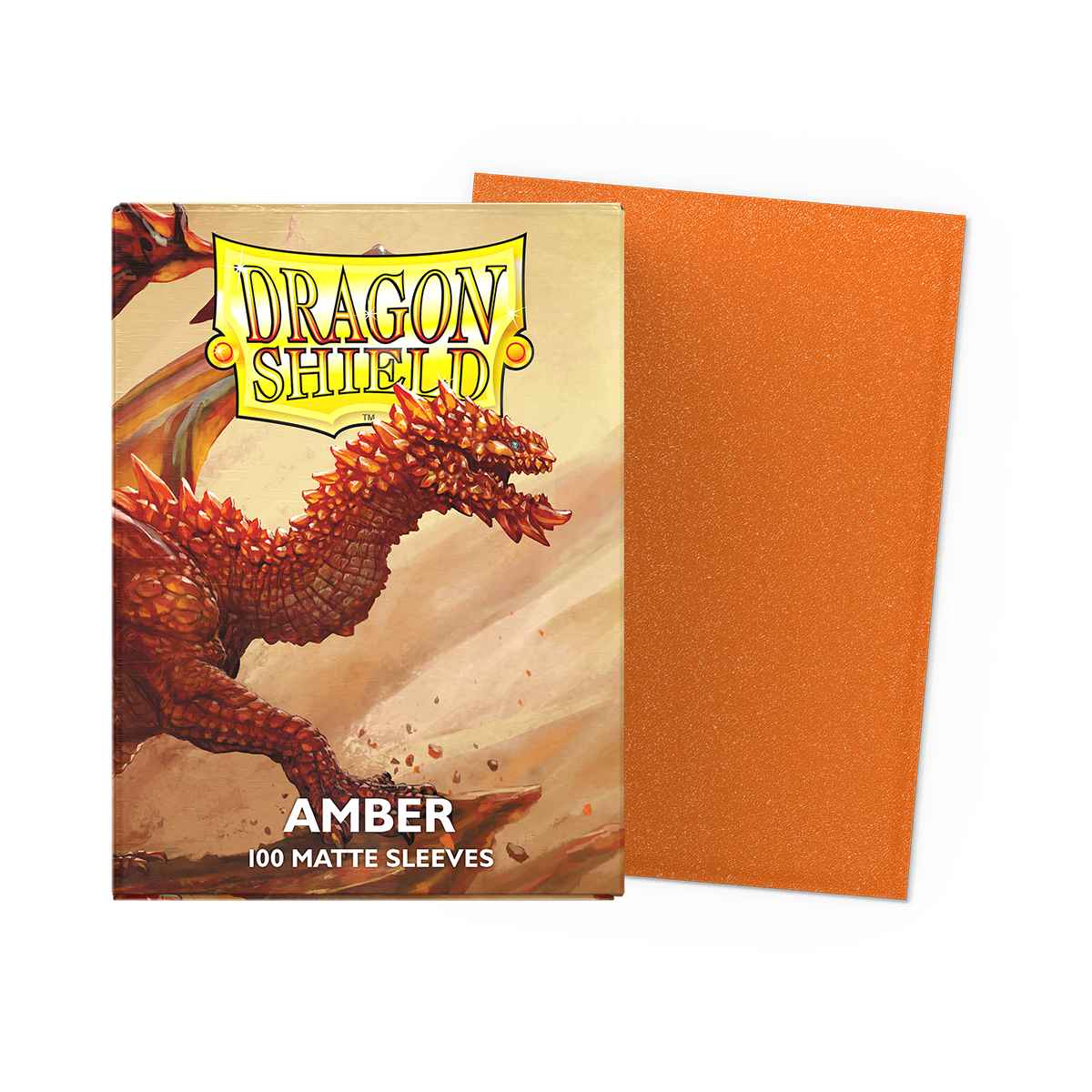 Dragon Shield: Matte – Amber (100)