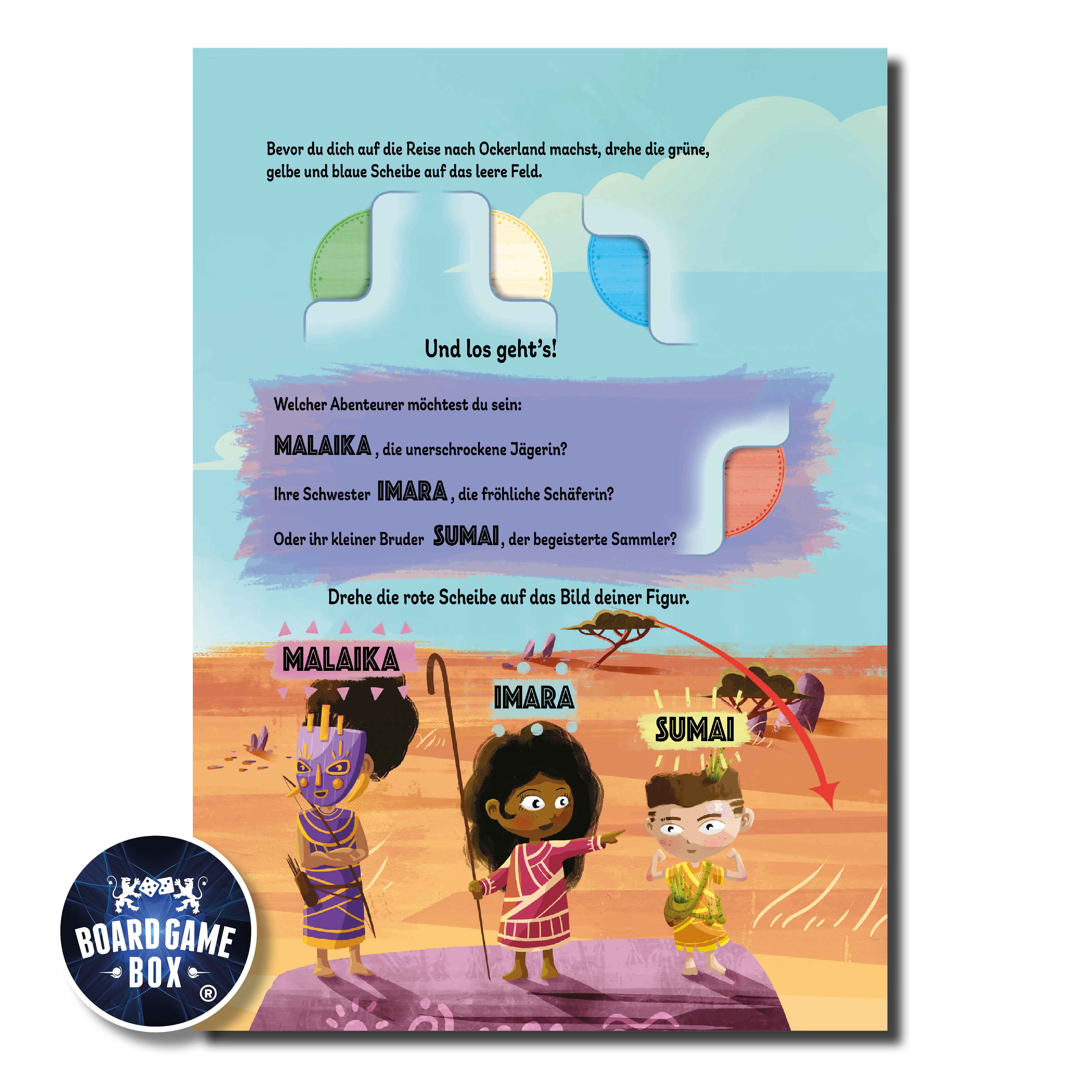 Mein erstes Abenteuer: Reise durch Ockerland (Empfehlungsliste Kinderspiel des Jahres 2023)