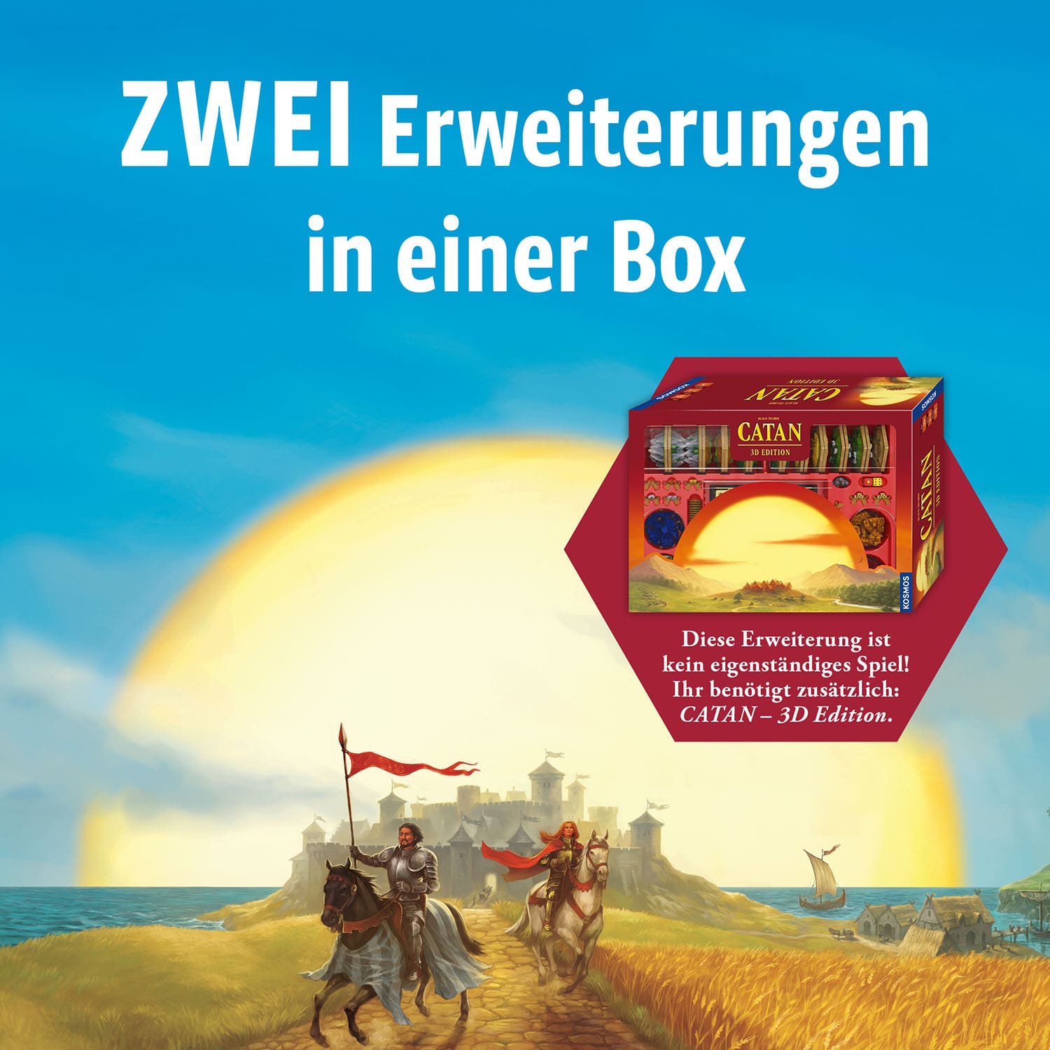 Catan – 3D: Seefahrer + Städte & Ritter [Erweiterung]
