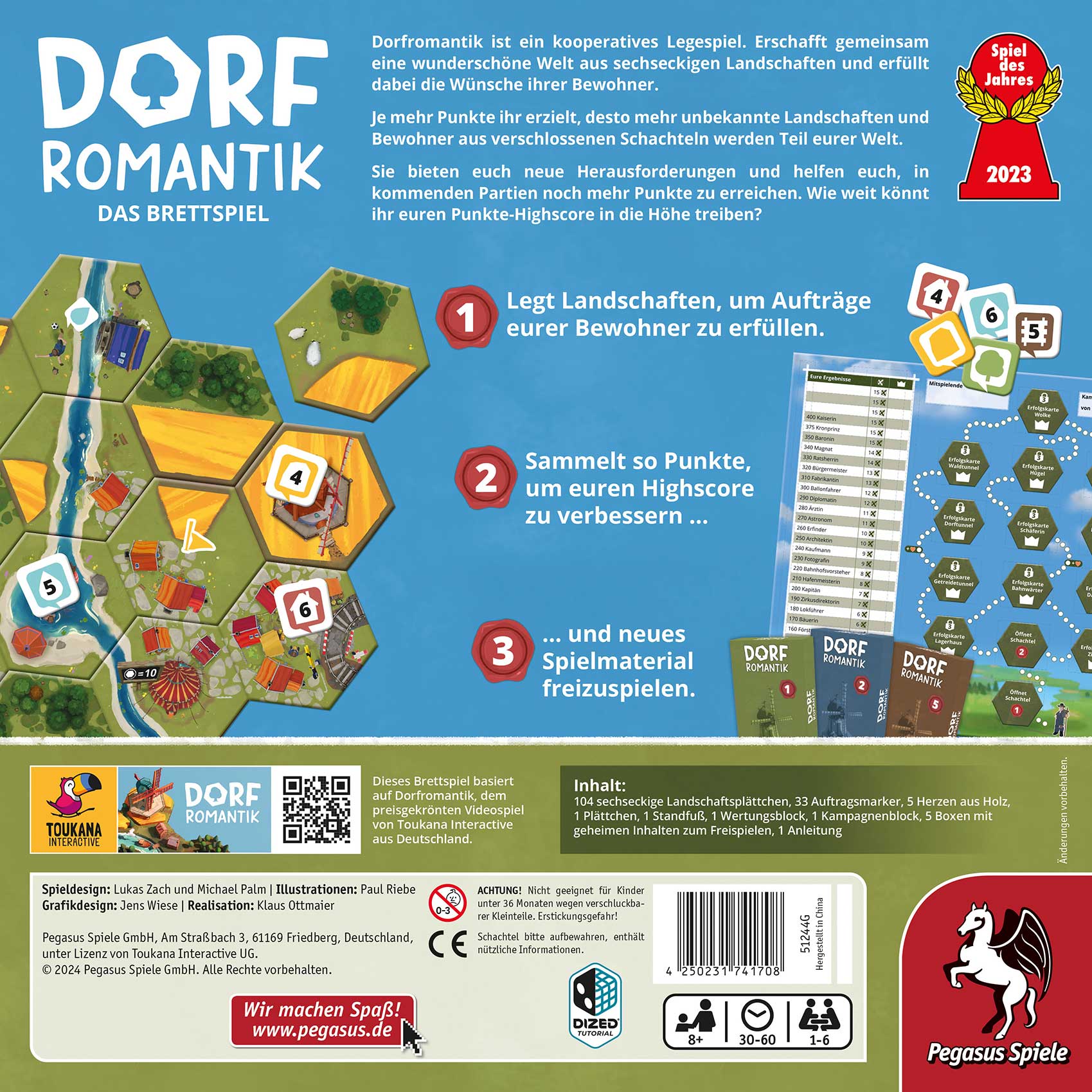Dorfromantik *Fachhandels-exklusiv* inkl. Mini-Erweiterungen Mühle+Wetterau