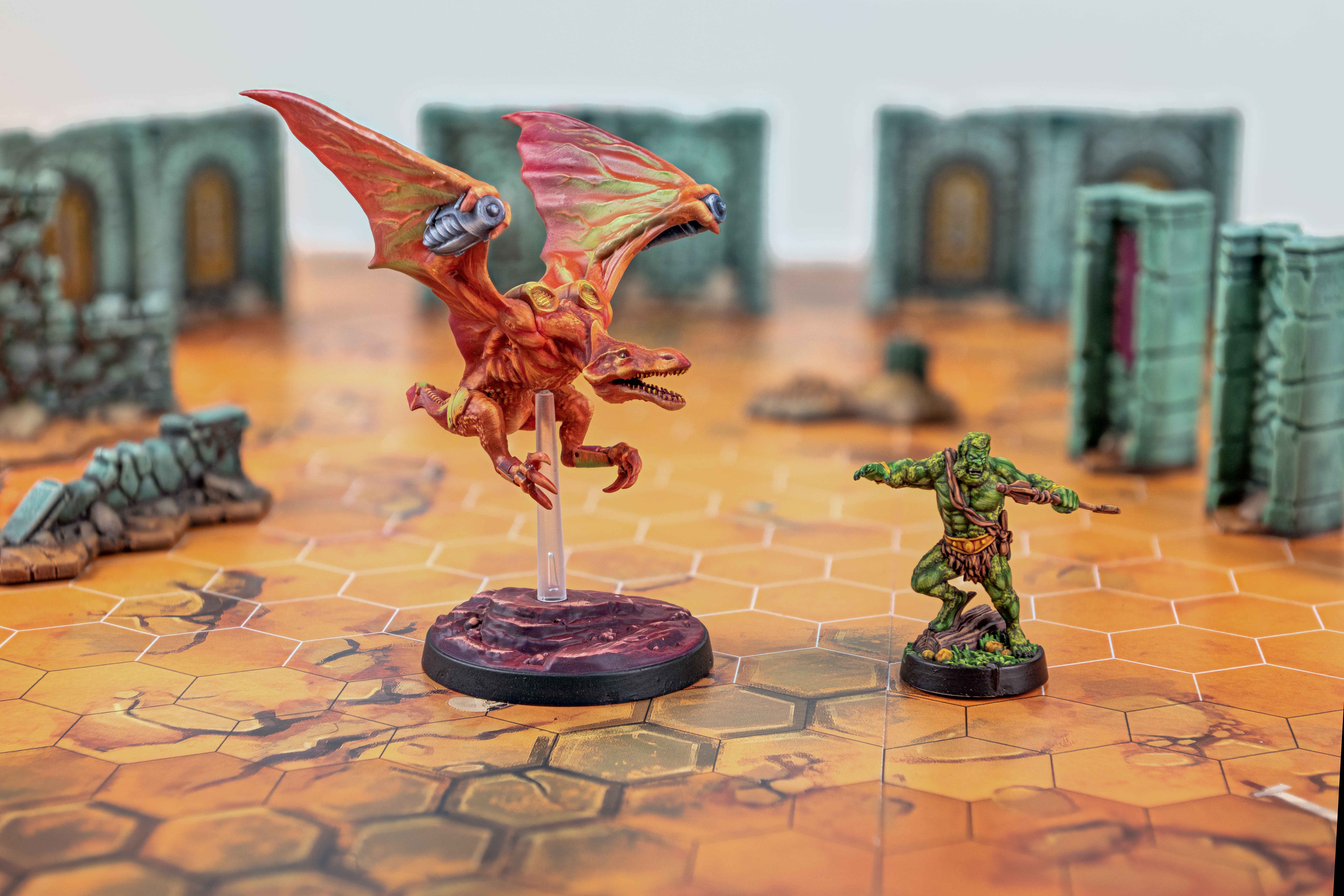 Masters Of The Universe-Battleground: Wave 11 -Preternian Heroes (Moss Man / Turbodactyl)(Deutsch)