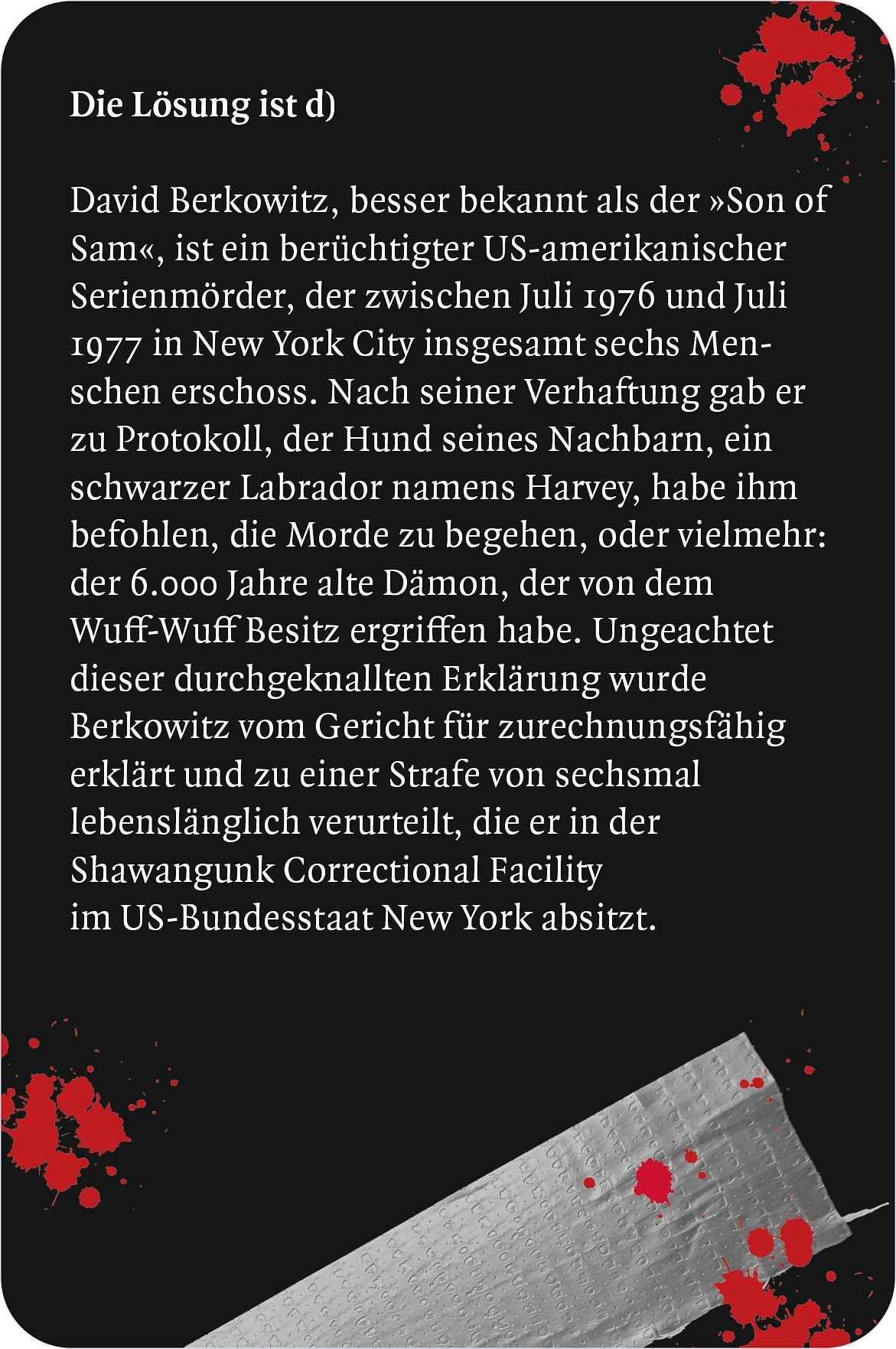 Das große True Crime Quiz