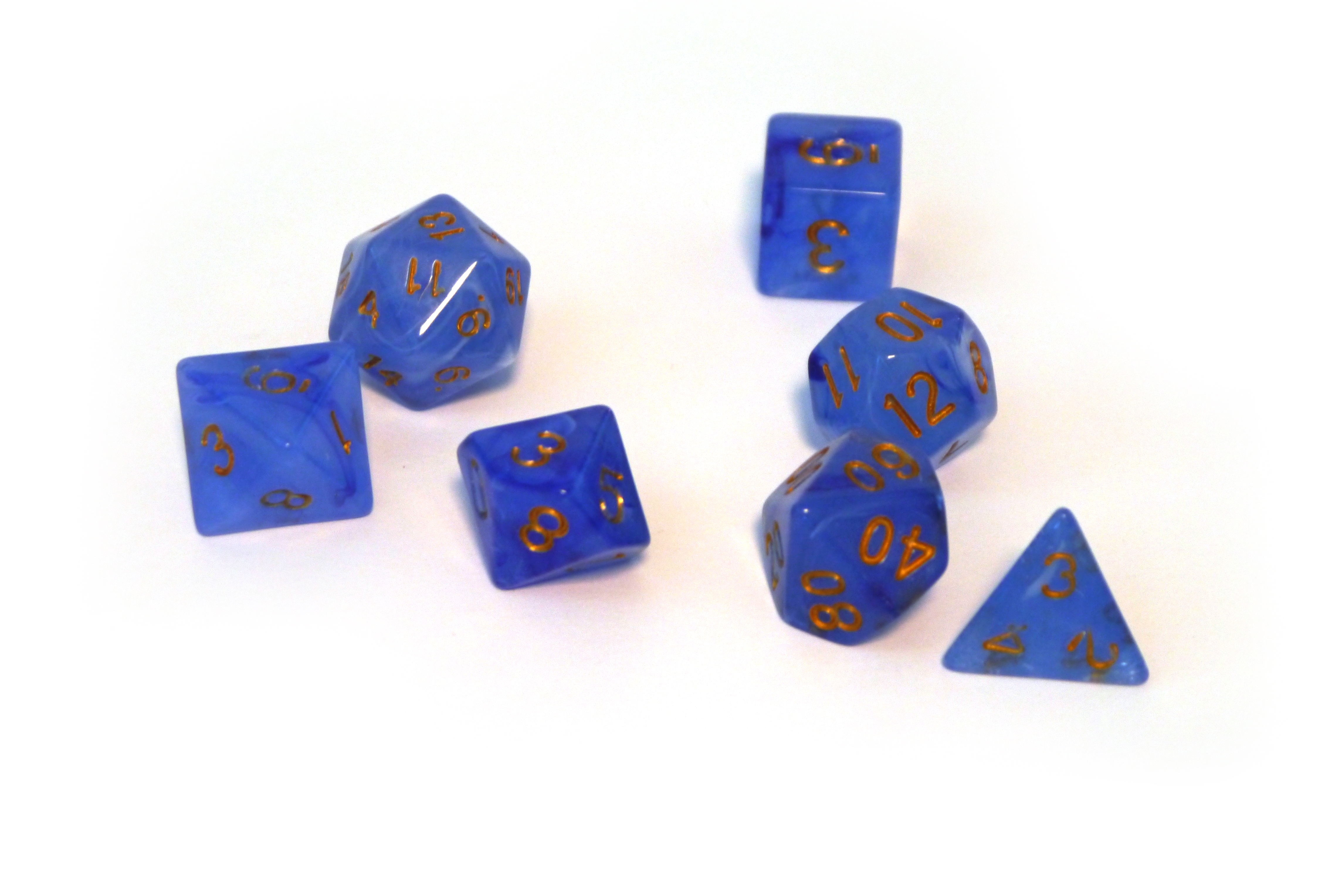 Würfelset Frost: Blue Lagoon (7)