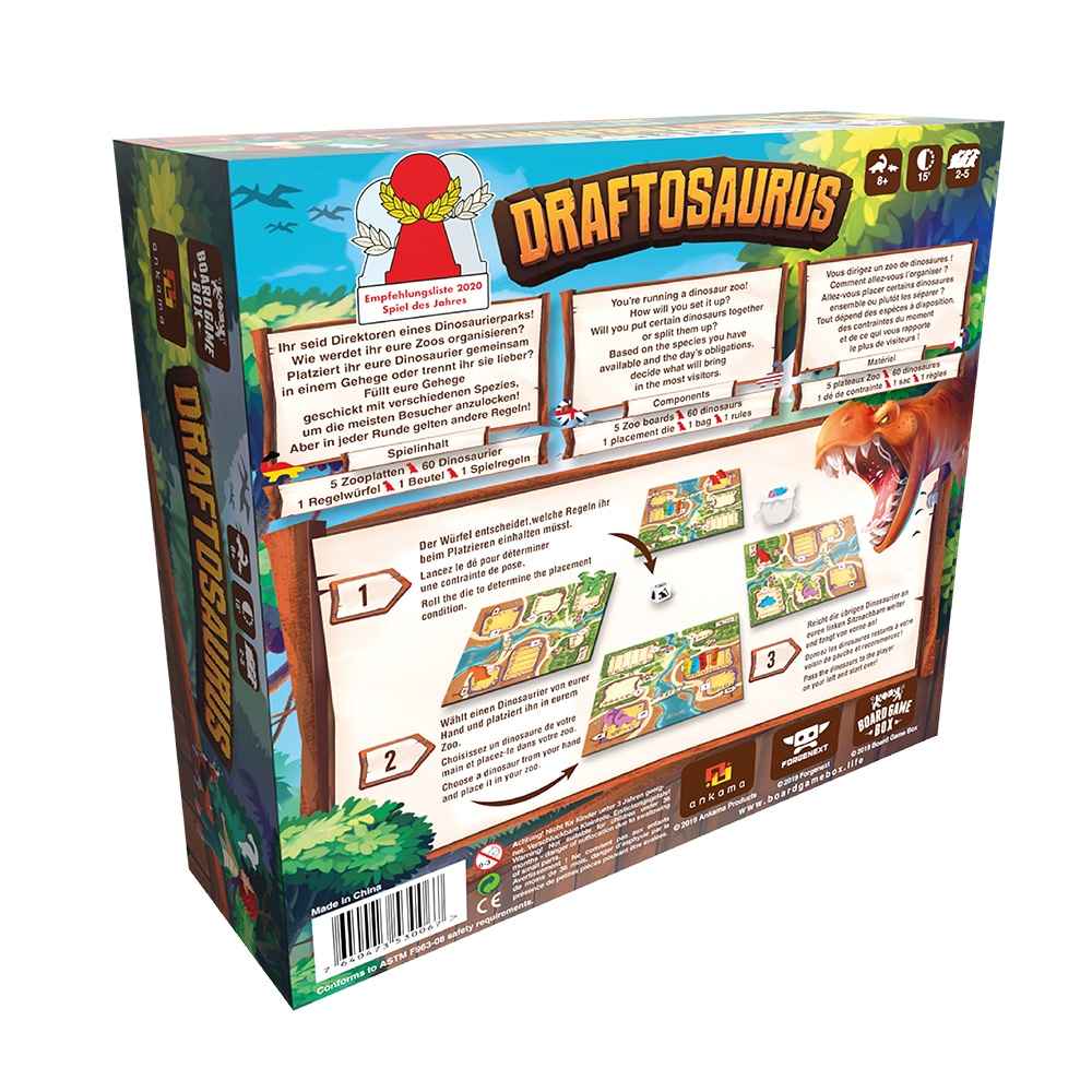 Draftosaurus (Empfehlungsliste Spiel des Jahres 2020)