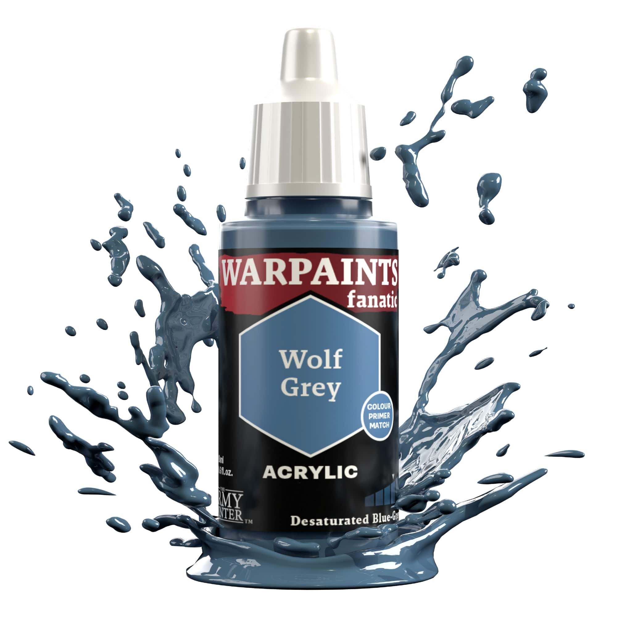 Army Painter Warpaints Fanatic: Wolf Grey (6)