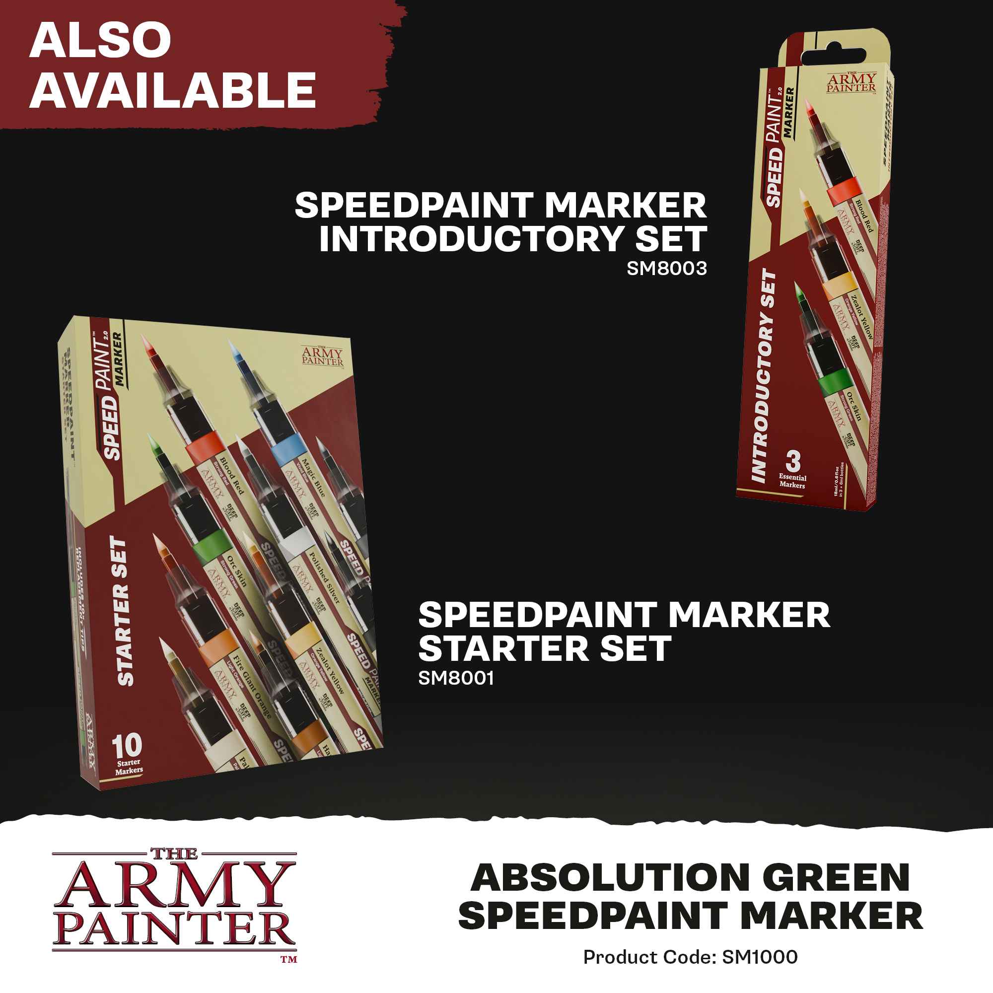 Army Painter Speedpaint: Marker Absolution Green (6)
