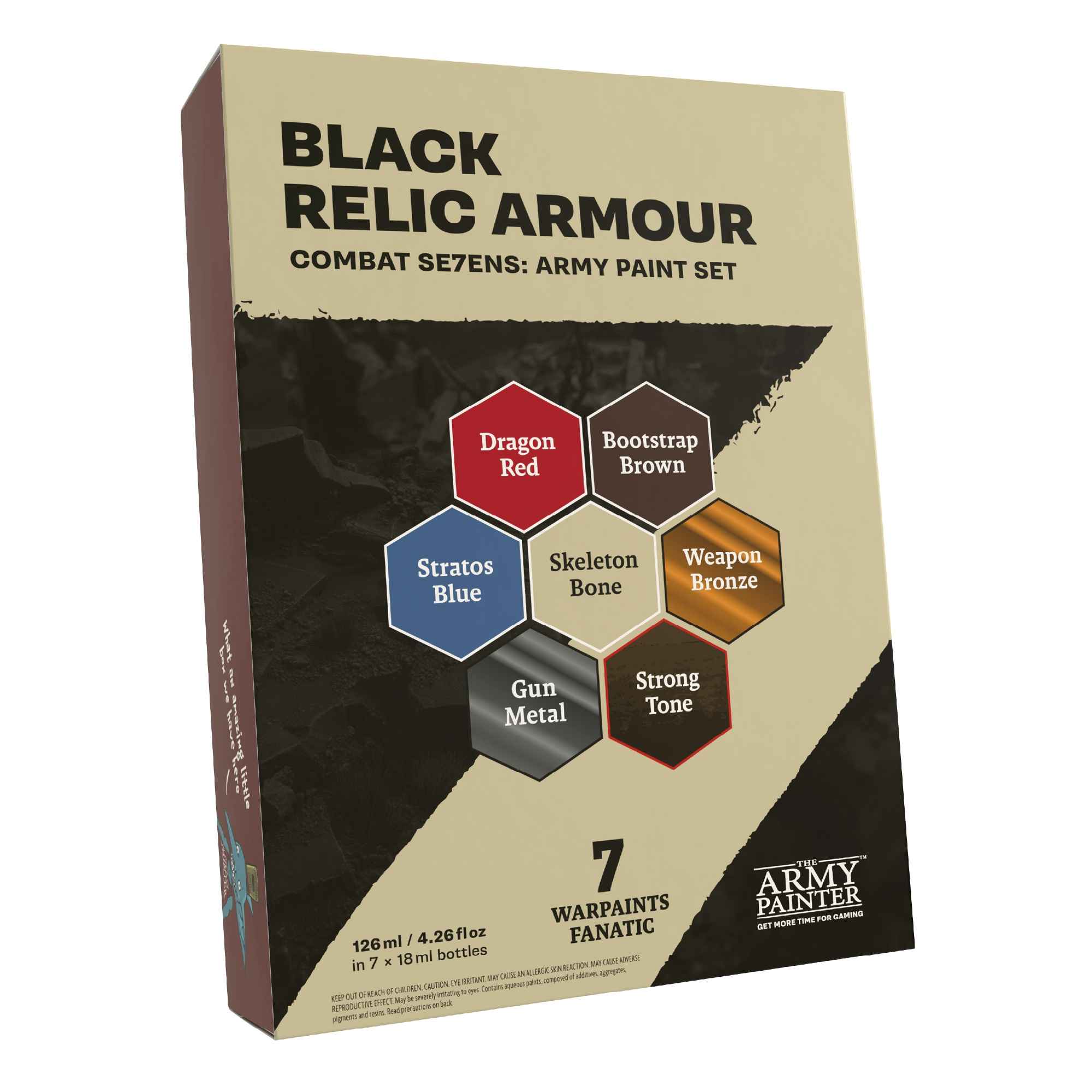 Army Painter – Black Relic Armour Combat Se7ens