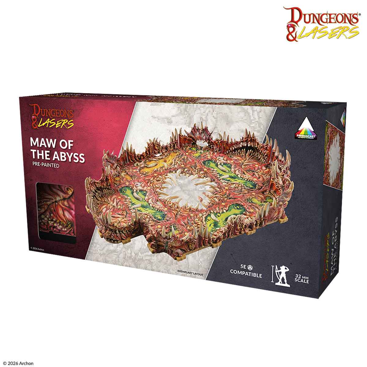 Dungeon&Lasers: Maw Of The Abyss: Pre-Painted