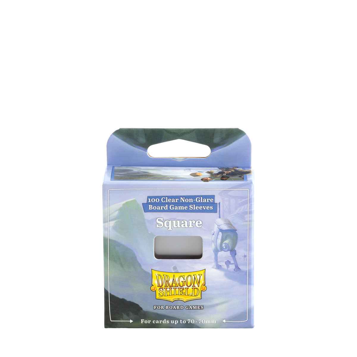 Dragon Shield: Board Game Sleeves Clear/NonGlare – Square (100)