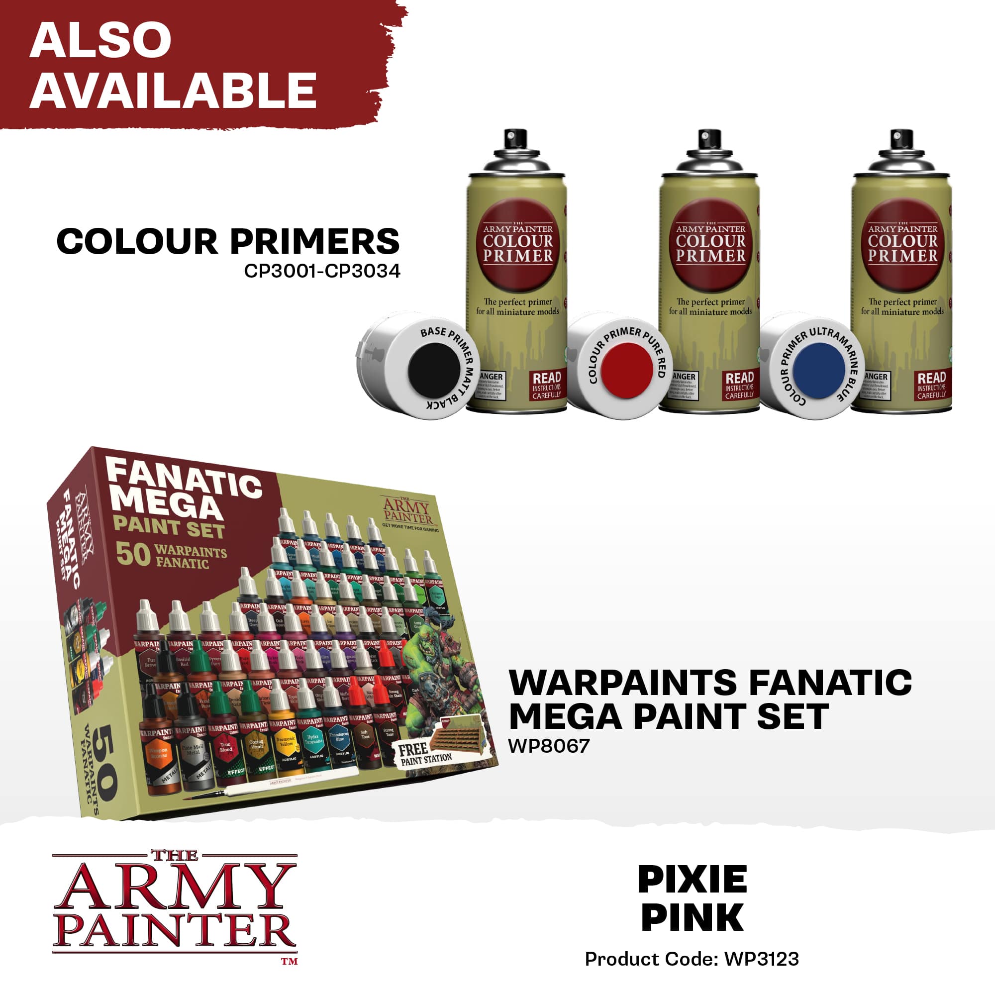 Army Painter Warpaints Fanatic: Pixie Pink (6)