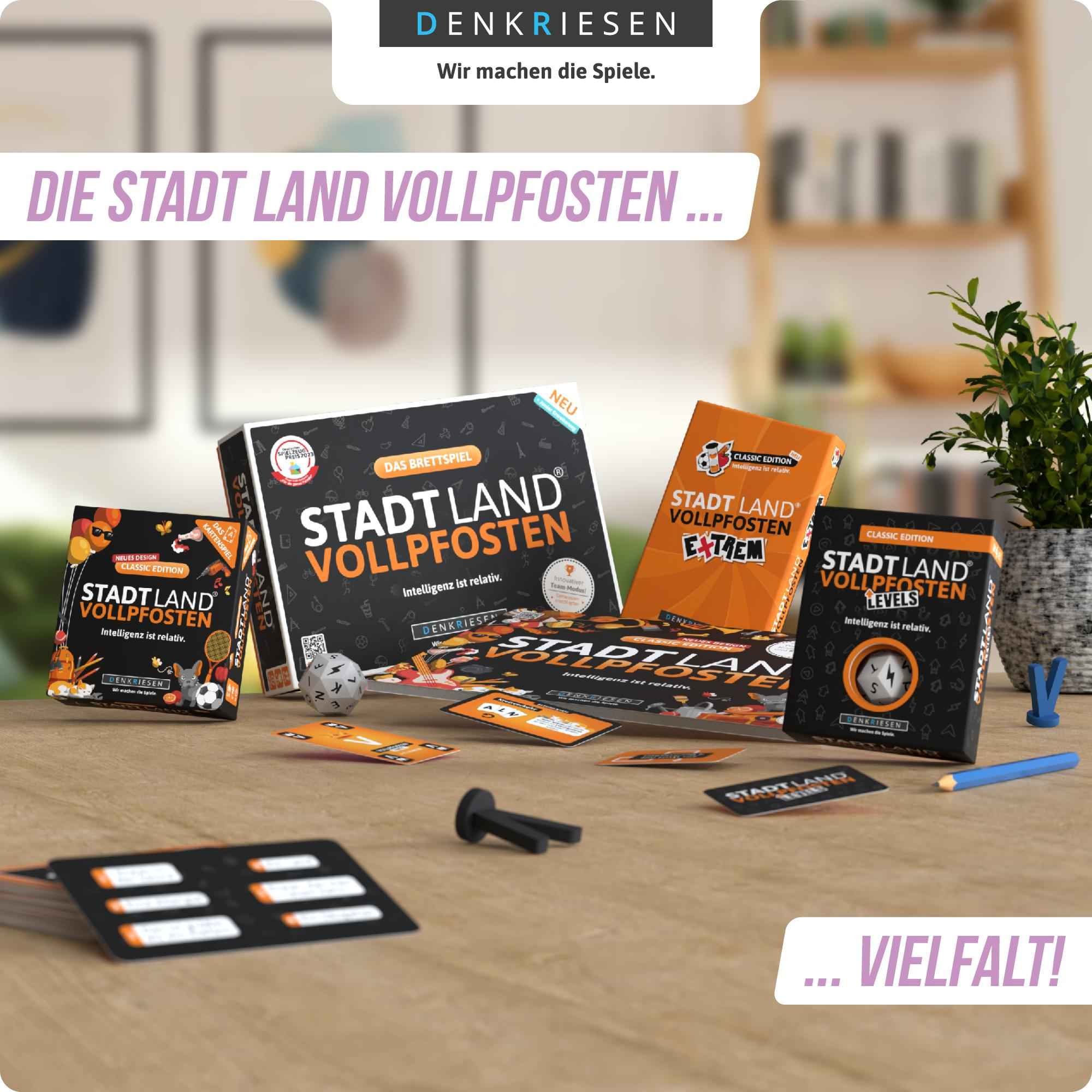 STADT LAND VOLLPFOSTEN – Levels - FAMILY EDITION – "Zeit für uns."