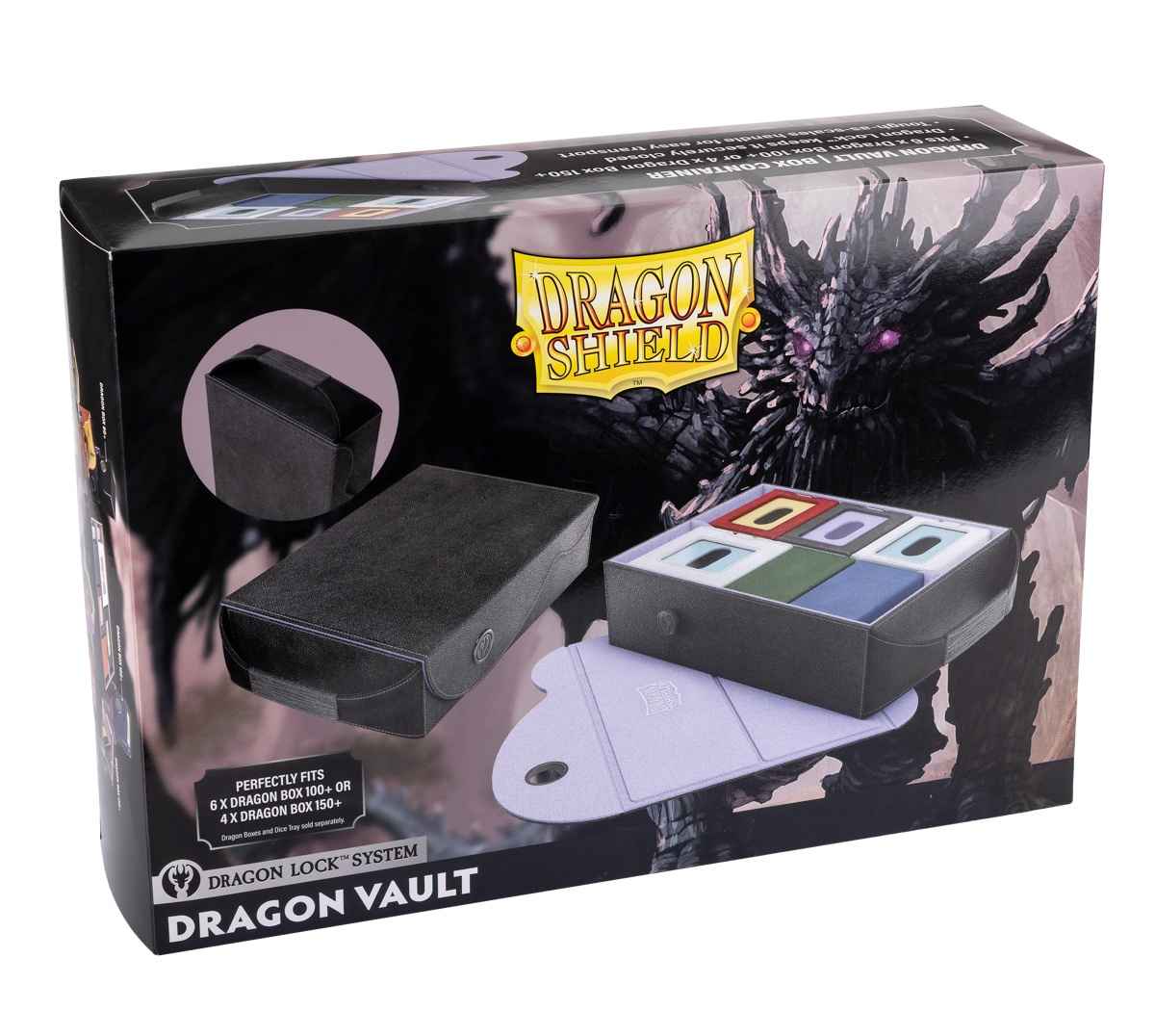 Dragon Shield: Dragon Vault – Black & Lilac