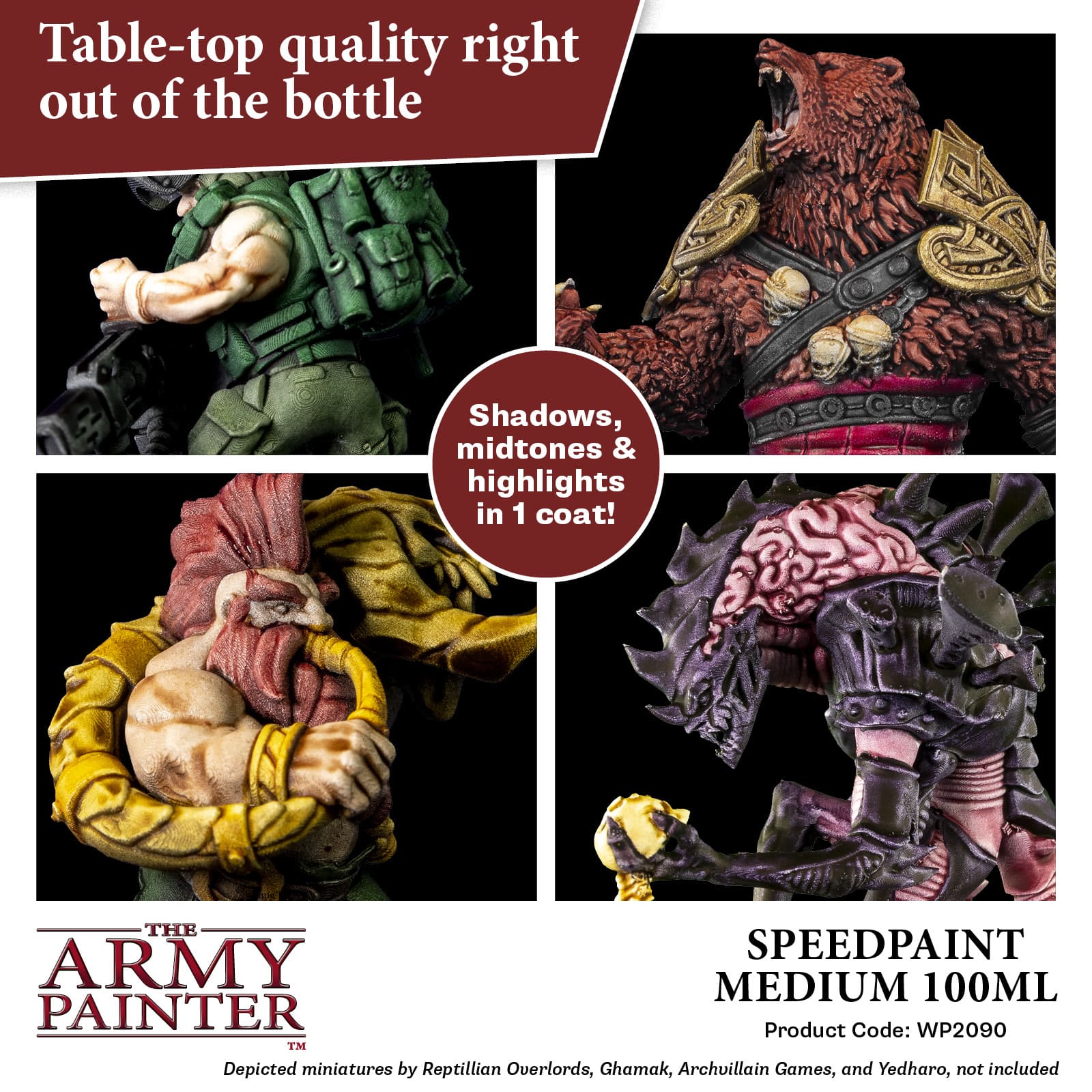 Army Painter Speedpaint 2.0: Medium (100ml) (6)