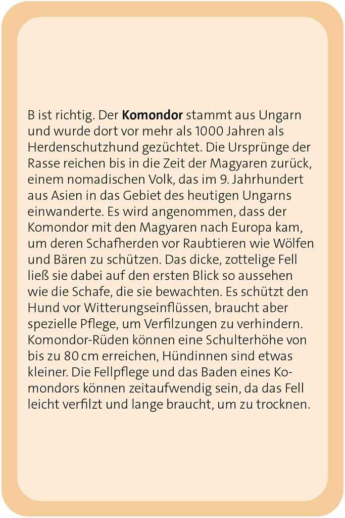 Das große Hund Quiz
